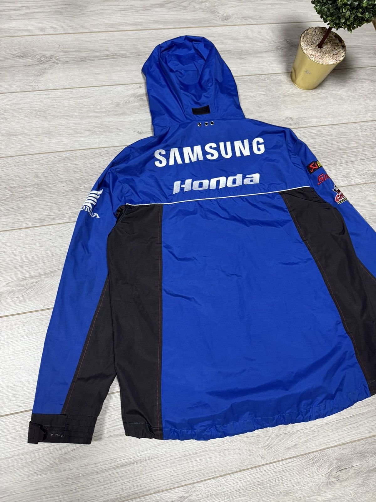 Honda Honda Samsung vintage big logo jacket zip hood Size US M / EU 48-50 / 2 - 11 Thumbnail