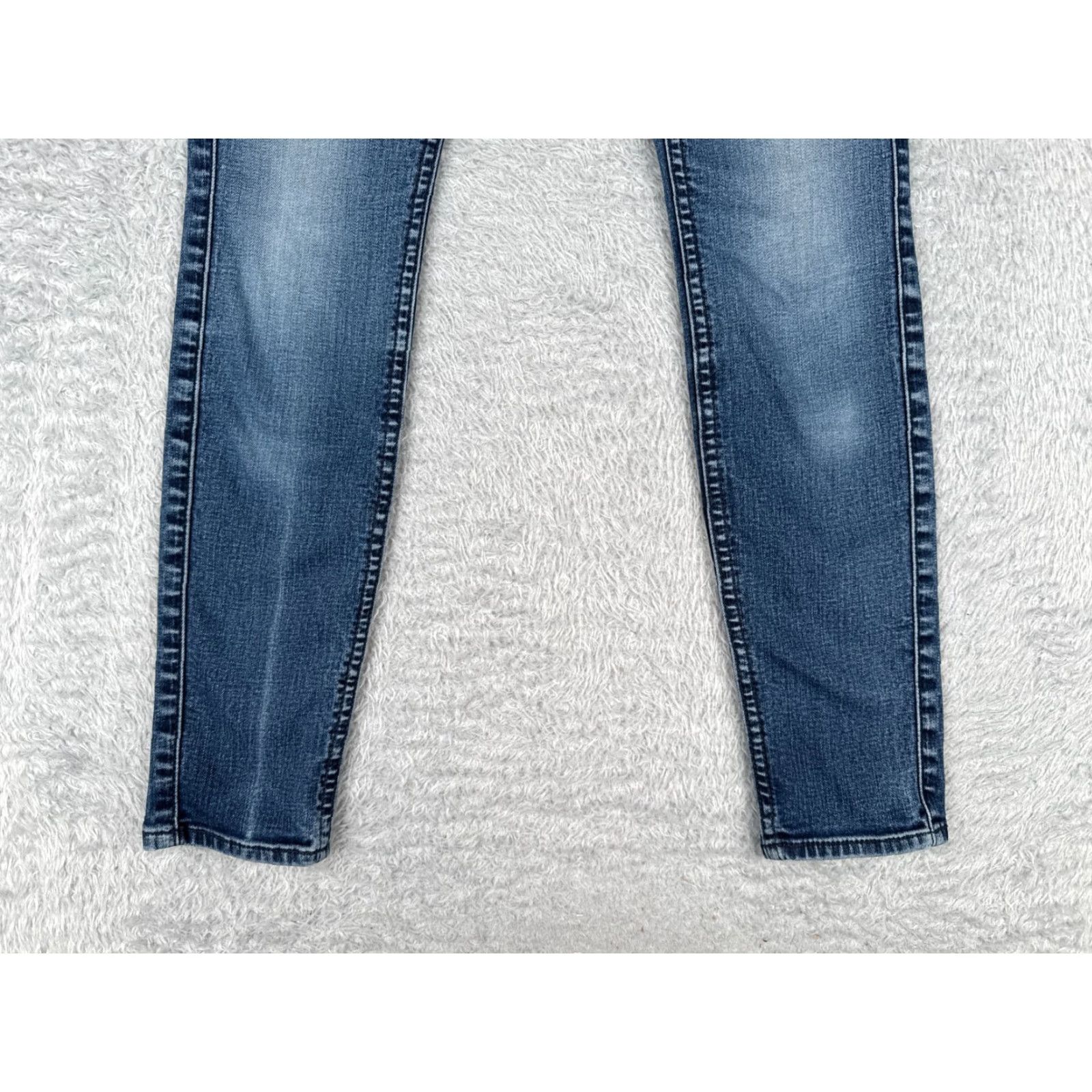 7 For All Mankind 7 For All Mankind Jeans Women 27 Blue Denim High Waist Ankle Skinny Regular 27in Inseam Cotton Vintage No Mens Womens Size 27" / US 4 / IT 40 - 2 Thumbnail