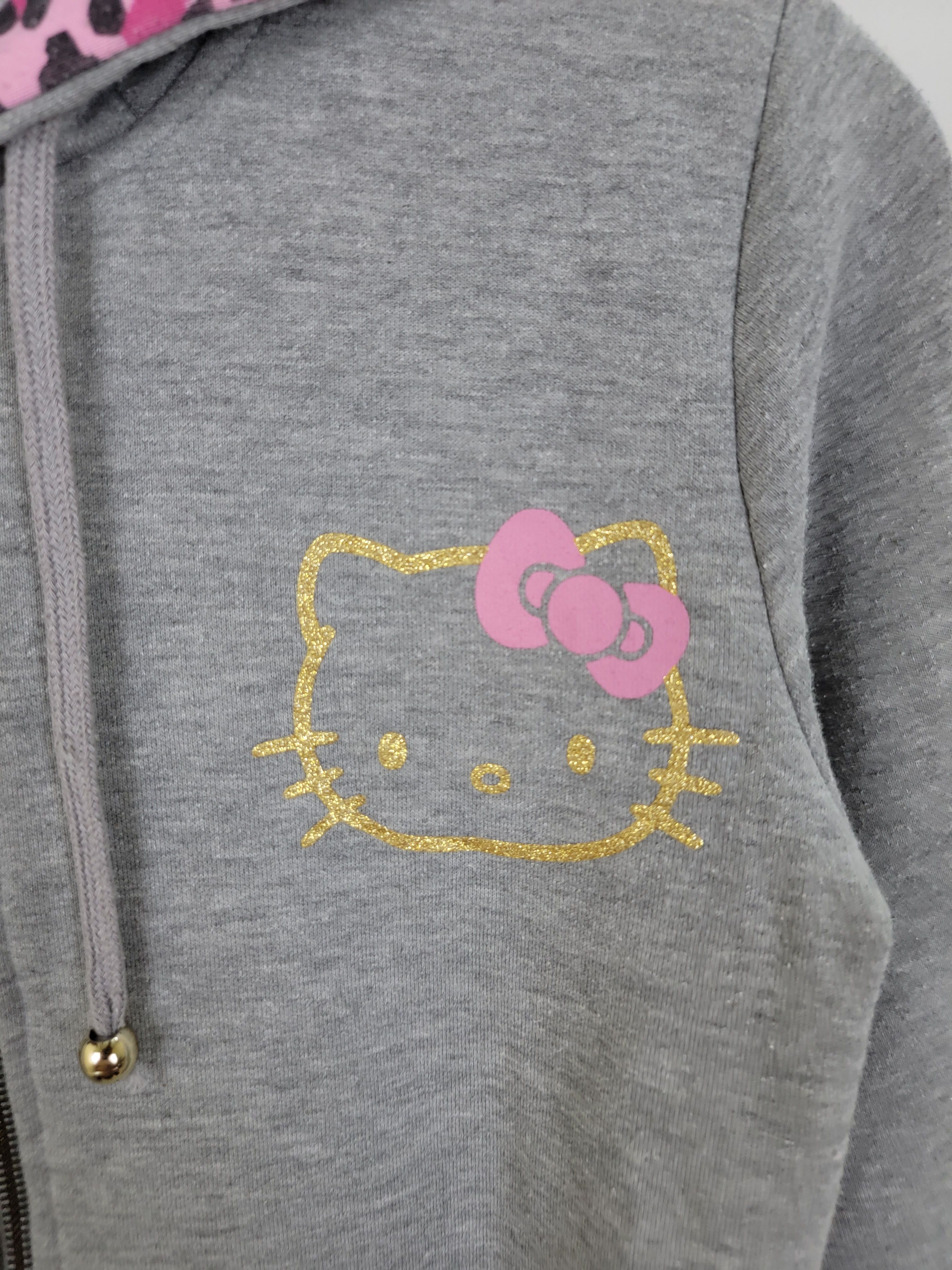 Disney × Japanese Brand × Vintage Vintage Hello Kitty Zipper Hoodies Size US L / EU 52-54 / 3 - 4 Thumbnail