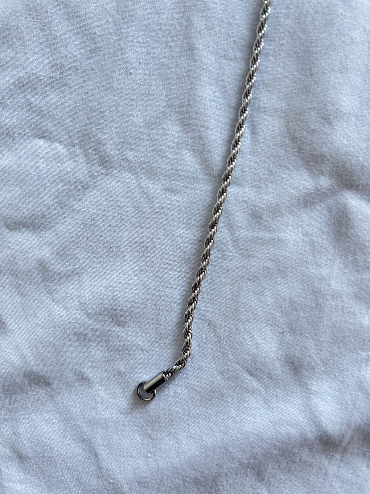 Vintage Stainless steel silver chain Size 40 - 3 Thumbnail