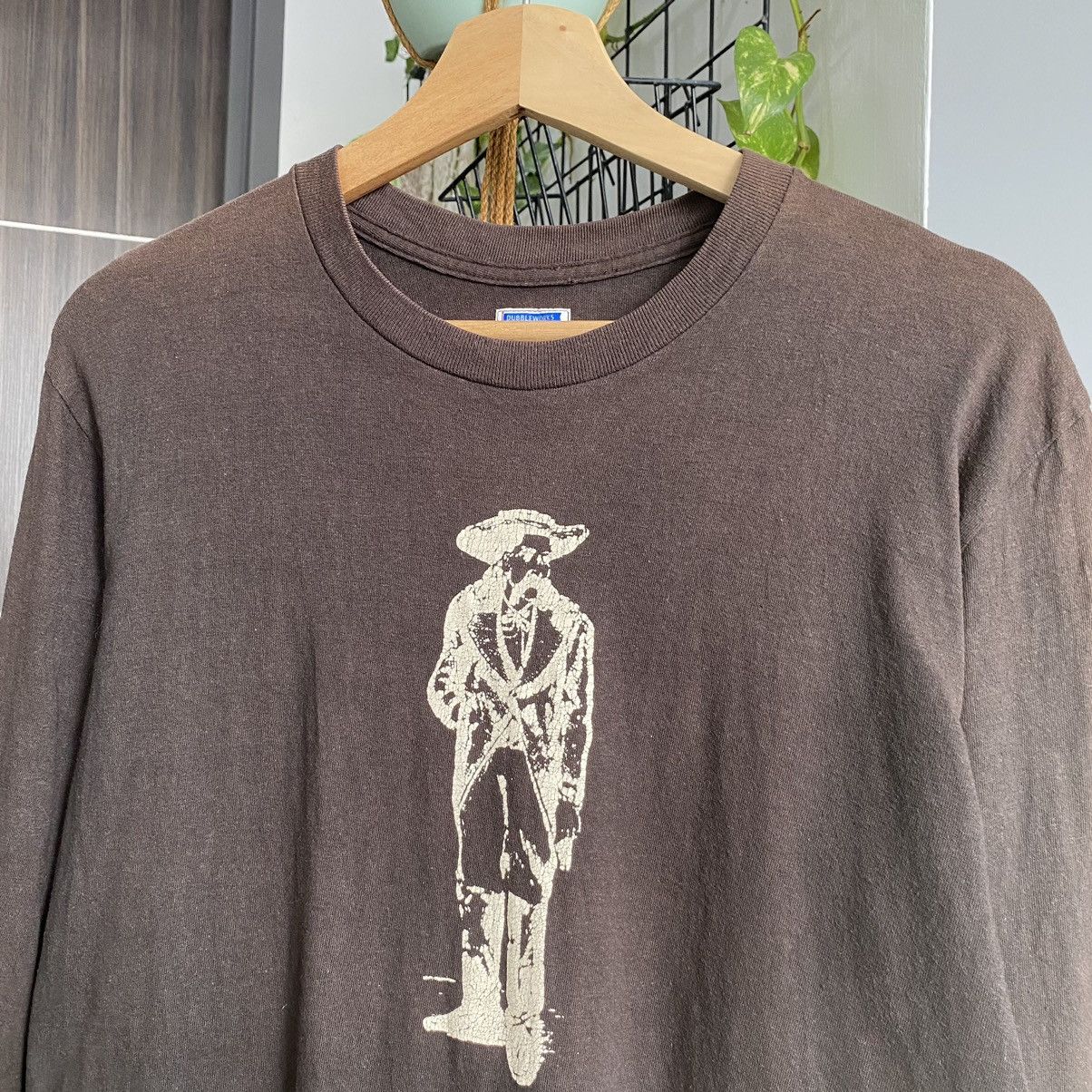 Warehouse & Co. Thrashed Faded Vintage Dubbleworks ERD GRUNGE L/S TSHIRT Size US M / EU 48-50 / 2 - 4 Thumbnail