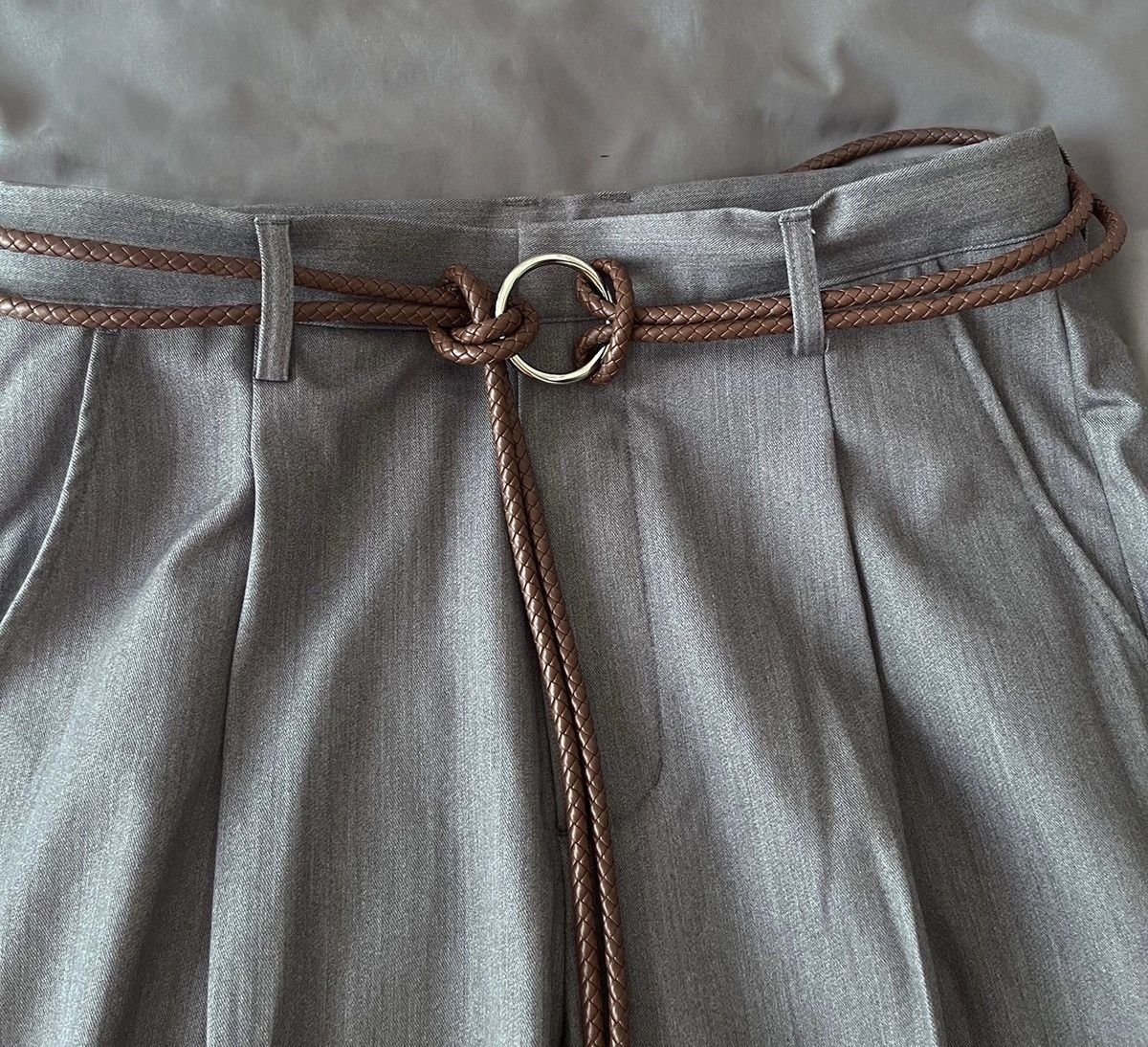 Japanese Brand × Vintage Cleanfit retro o-ring buckle woven rope belt aesthetic Size ONE SIZE - 3 Thumbnail