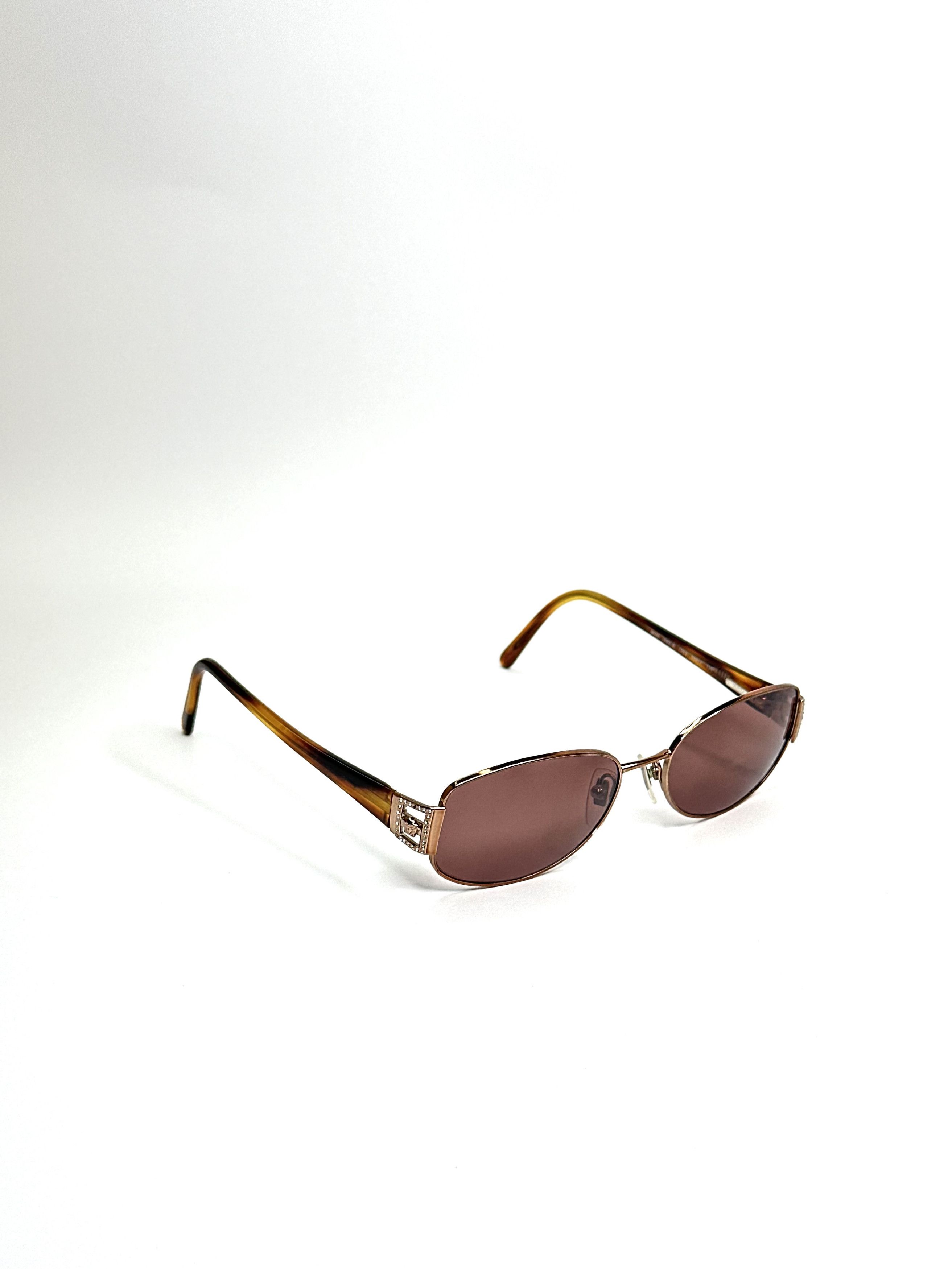 Versace Versace Round Slim Medusa Sunglasses Size ONE SIZE - 4 Thumbnail