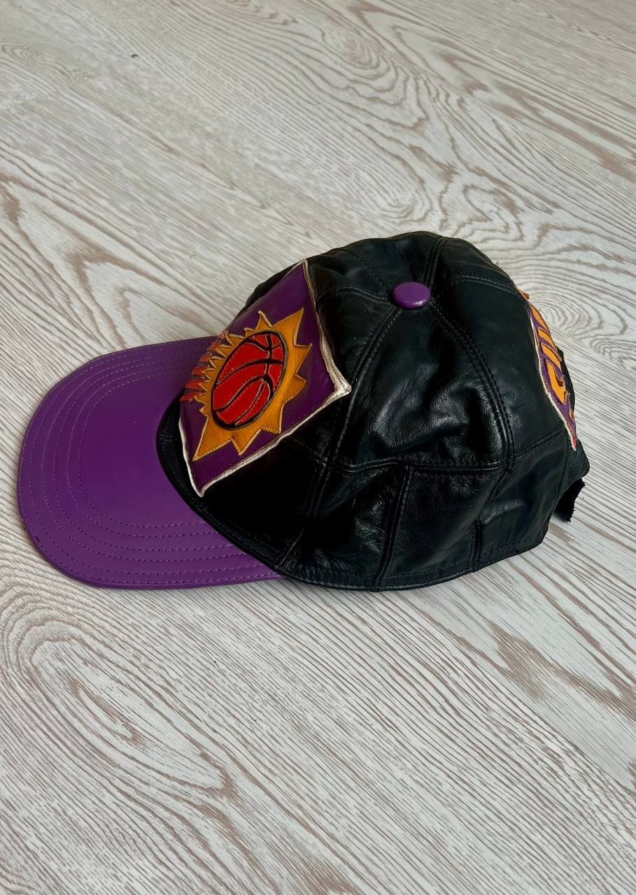 NBA × Vintage 90s VINTAGE PHOENIX SUNS LEATHER LOGO CAP Size ONE SIZE - 6 Thumbnail