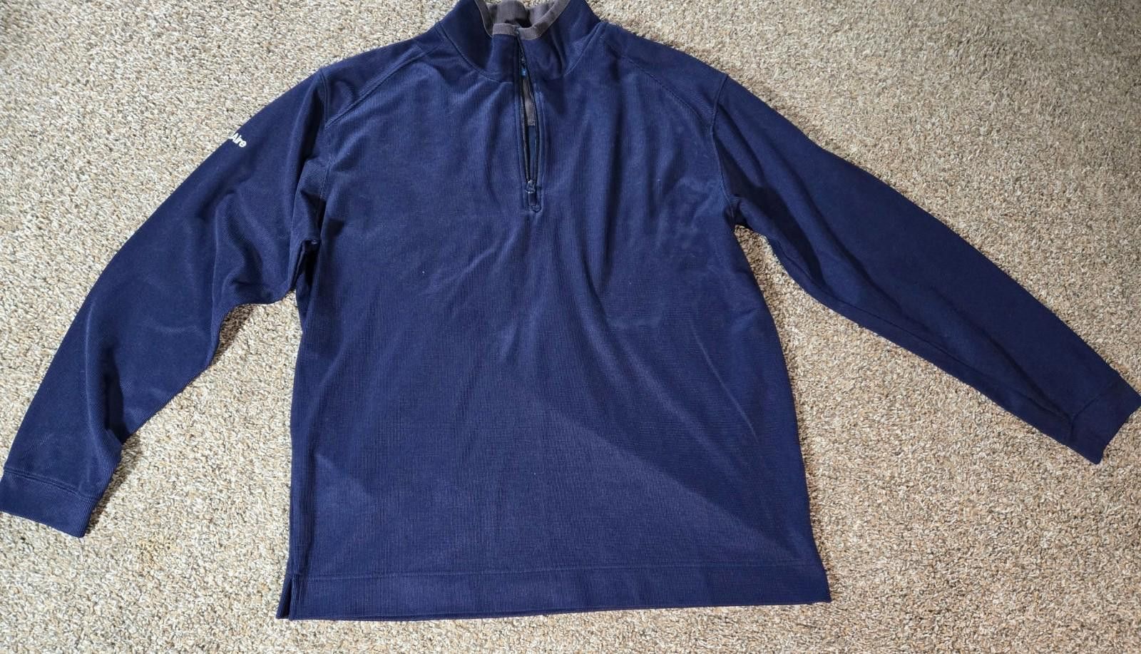 Port Authority AprilAire Port Authority 1/4 zip blue XL sweatshirt Size US XL / EU 56 / 4 - 1 Thumbnail