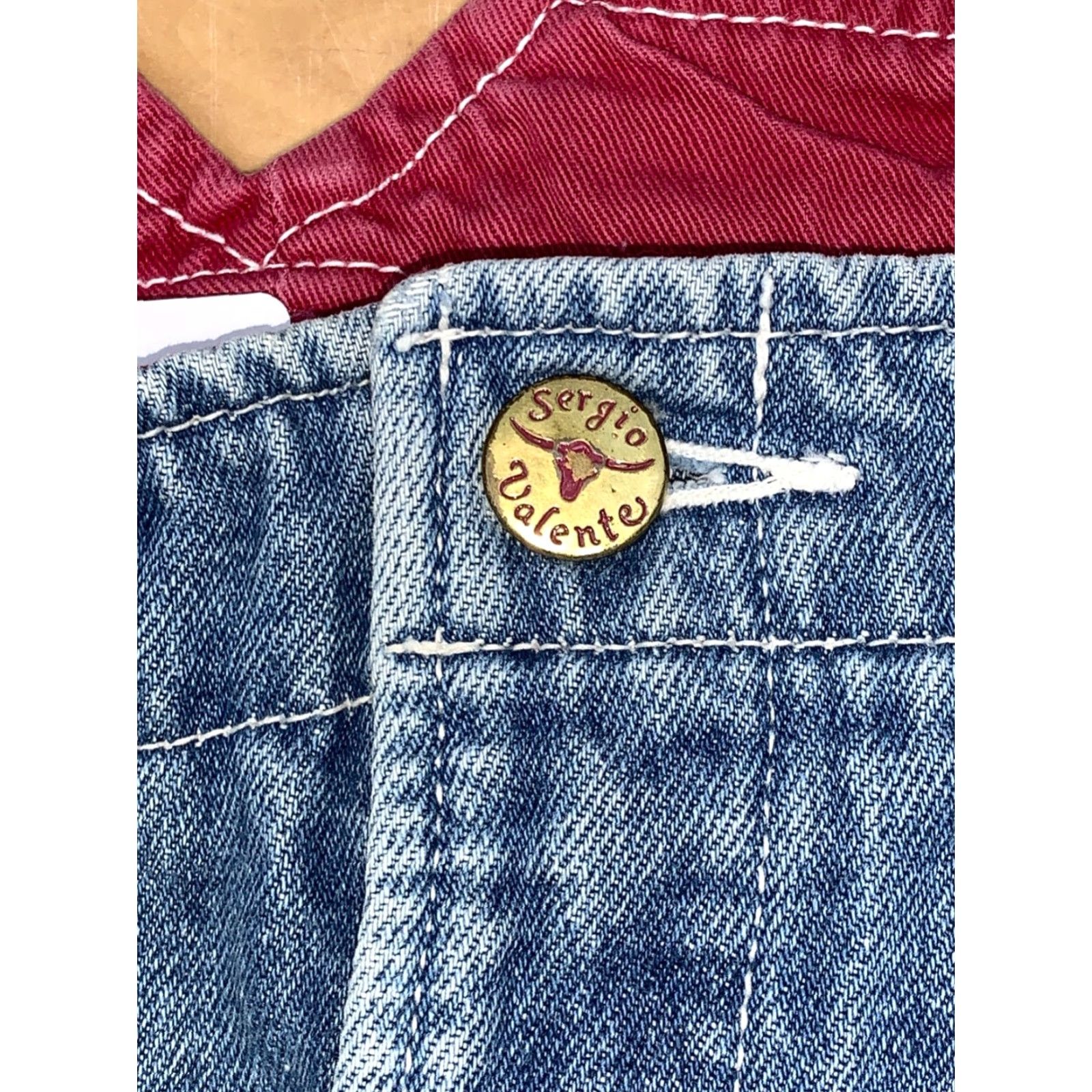 Vintage Sergio Valente Womens Jeans 11/12 High Rise Medium Wash Straight Blue Jeans Womens 11/12 Medium Wash 5838 Size 32" / US 10 / IT 46 - 6 Thumbnail