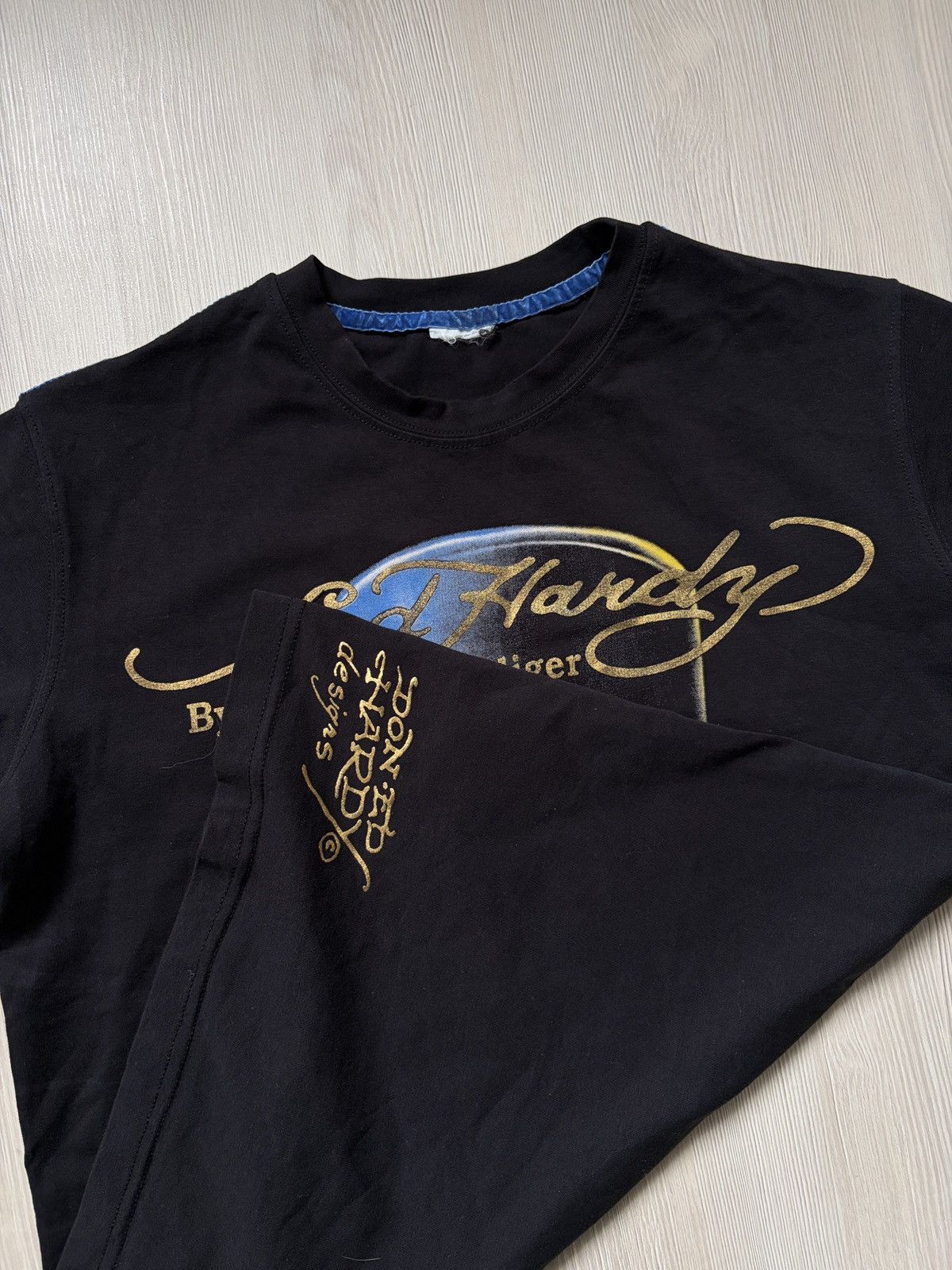 Ed Hardy Ed Hardy Christian Audigier Guns n Roses Rhinestone T-shirt Size US S / EU 44-46 / 1 - 6 Thumbnail