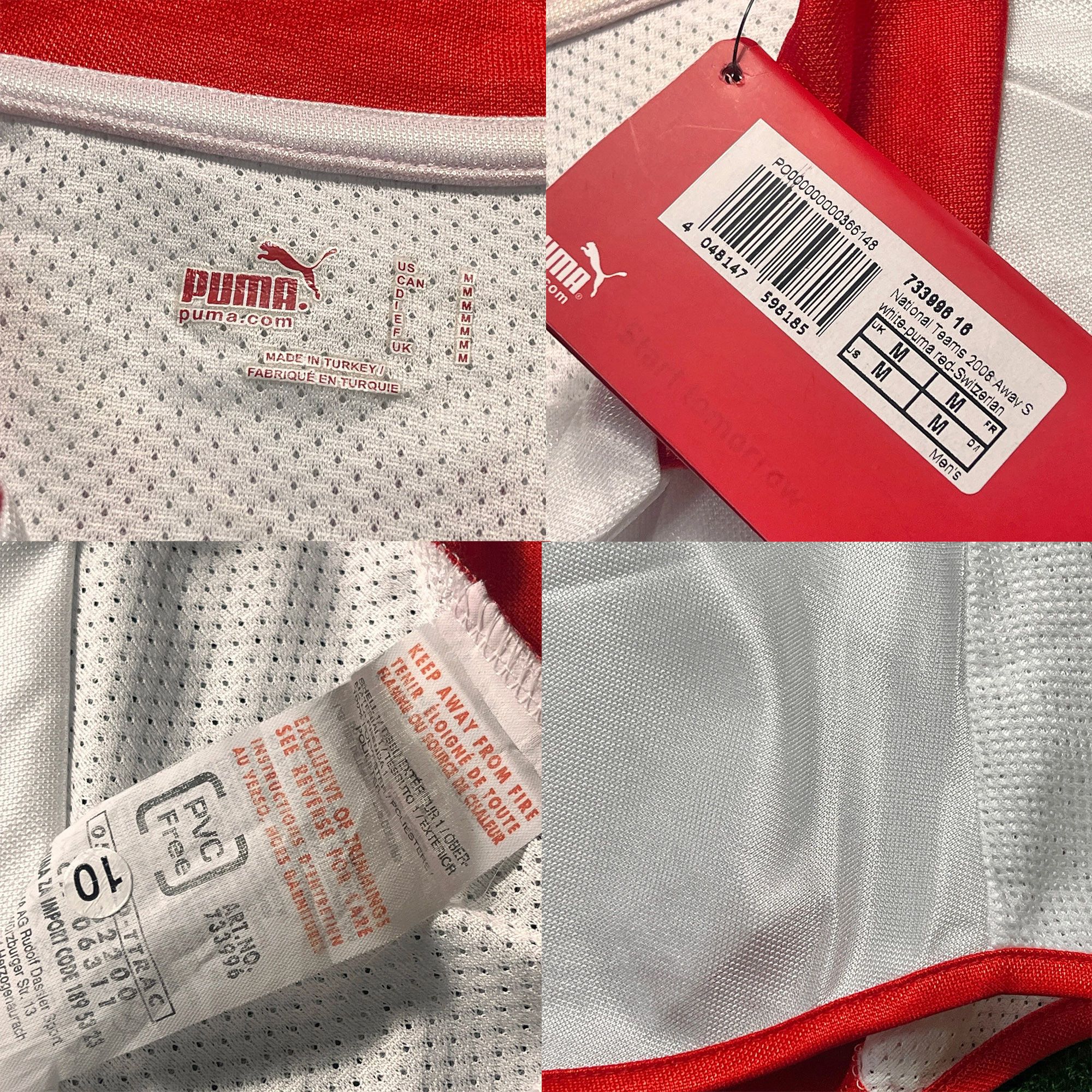 Puma 2008–10 Switzerland Away Alexander Frei Vintage Y2K Jersey Size US M / EU 48-50 / 2 - 6 Thumbnail