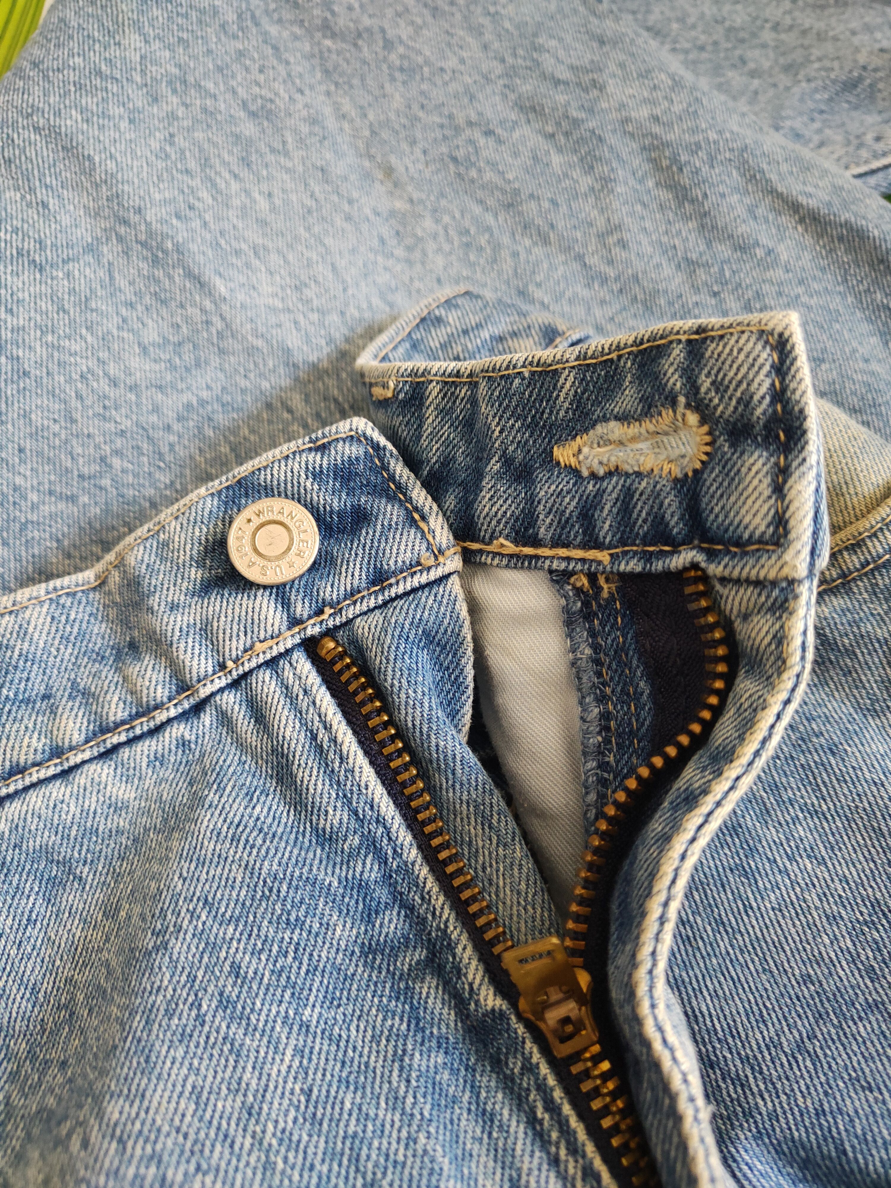 Japanese Brand VINTAGE wrangler Rusty Faded Blue Denim Jeans Pants N#S38 Size US 32 / EU 48 - 13 Thumbnail