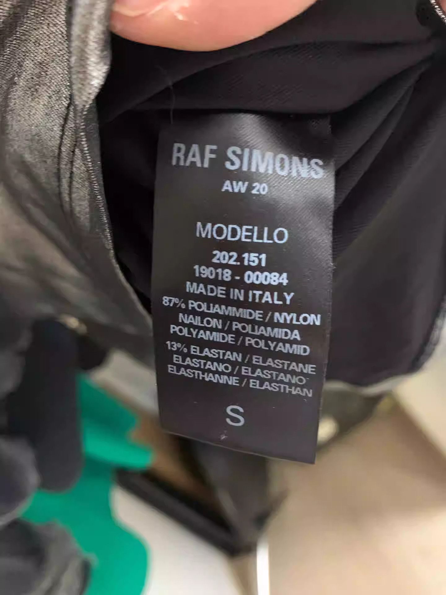 Raf Simons aw20 show classic silver-plated turtleneck bottoms Size US S / EU 44-46 / 1 - 3 Thumbnail