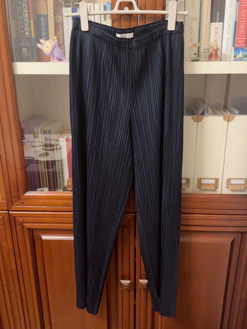 Issey Miyake issey miyake size:3 Navy blue wide-leg pants Size 42" / US 20 - 1 Thumbnail