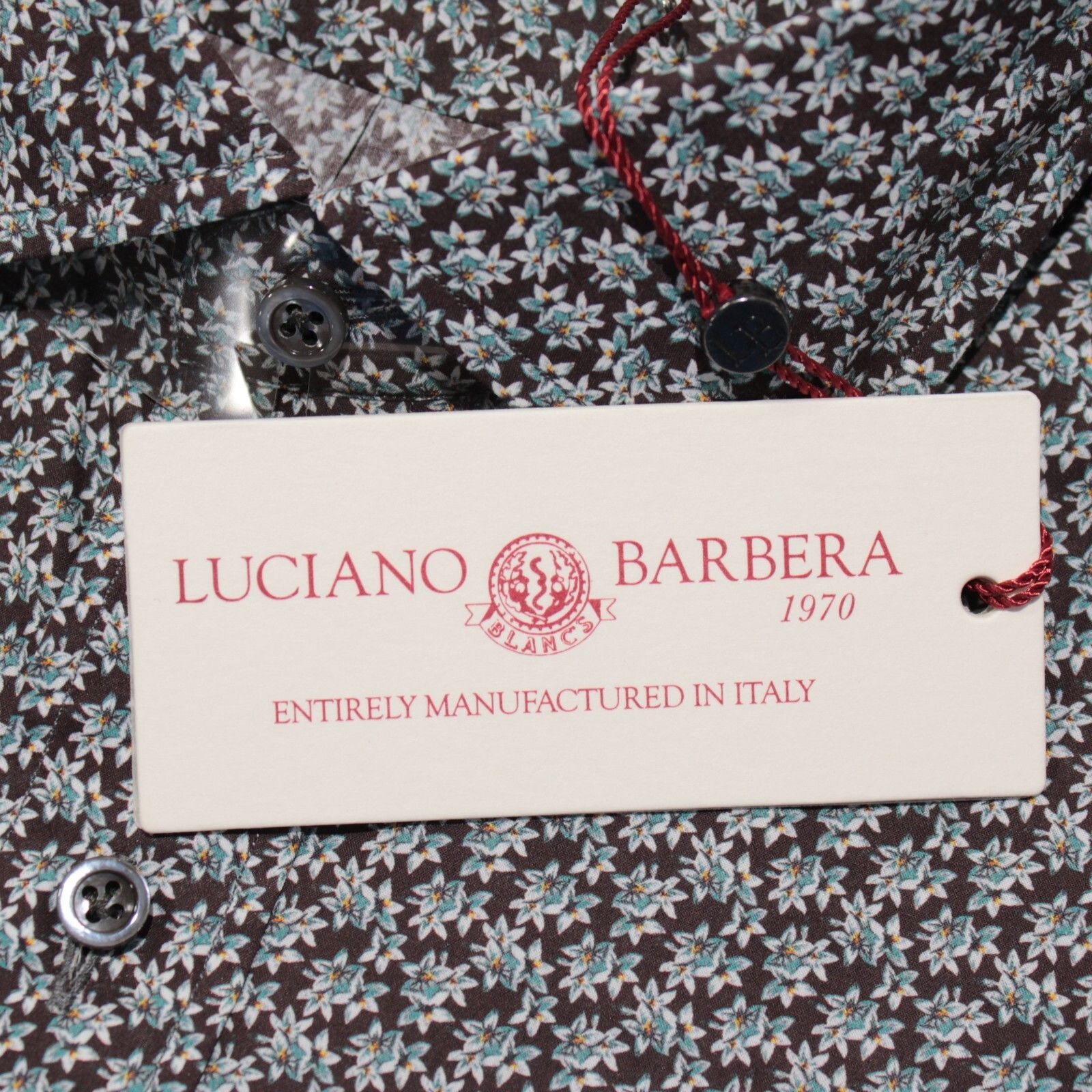 Luciano Barbera Luciano Barbera New with tags Shirt Size M US In Brown Size US M / EU 48-50 / 2 - 2 Thumbnail