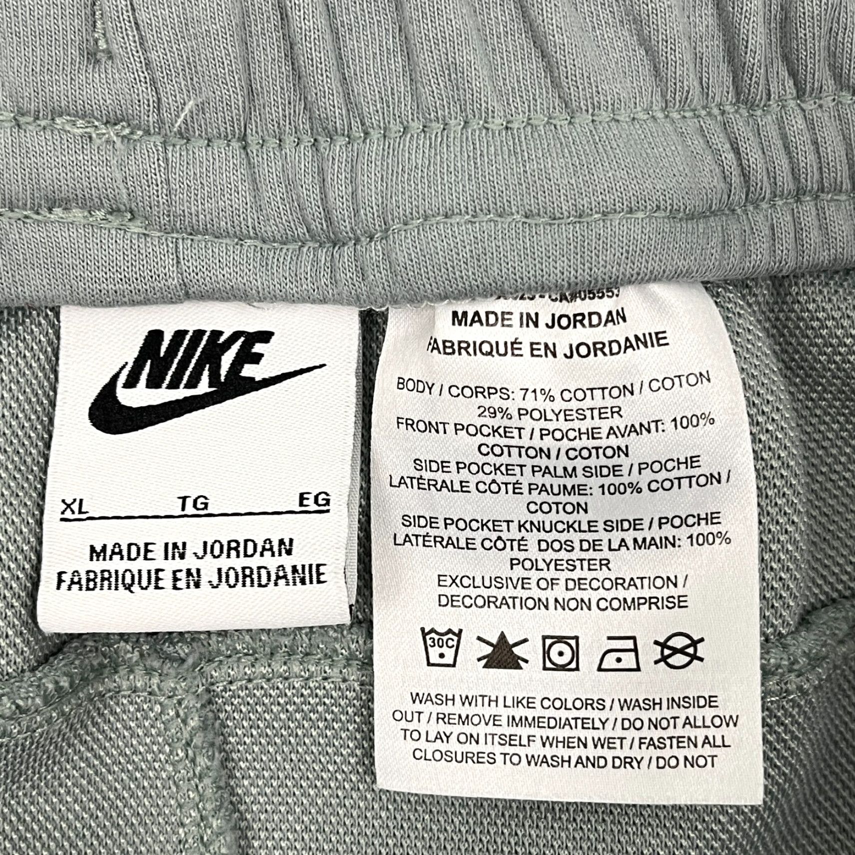 Nike Nike Sportswear Tech Fleece Joggers Pants Mens XL Sky Green x 26" Active Workout Size US 36 / EU 52 - 3 Thumbnail