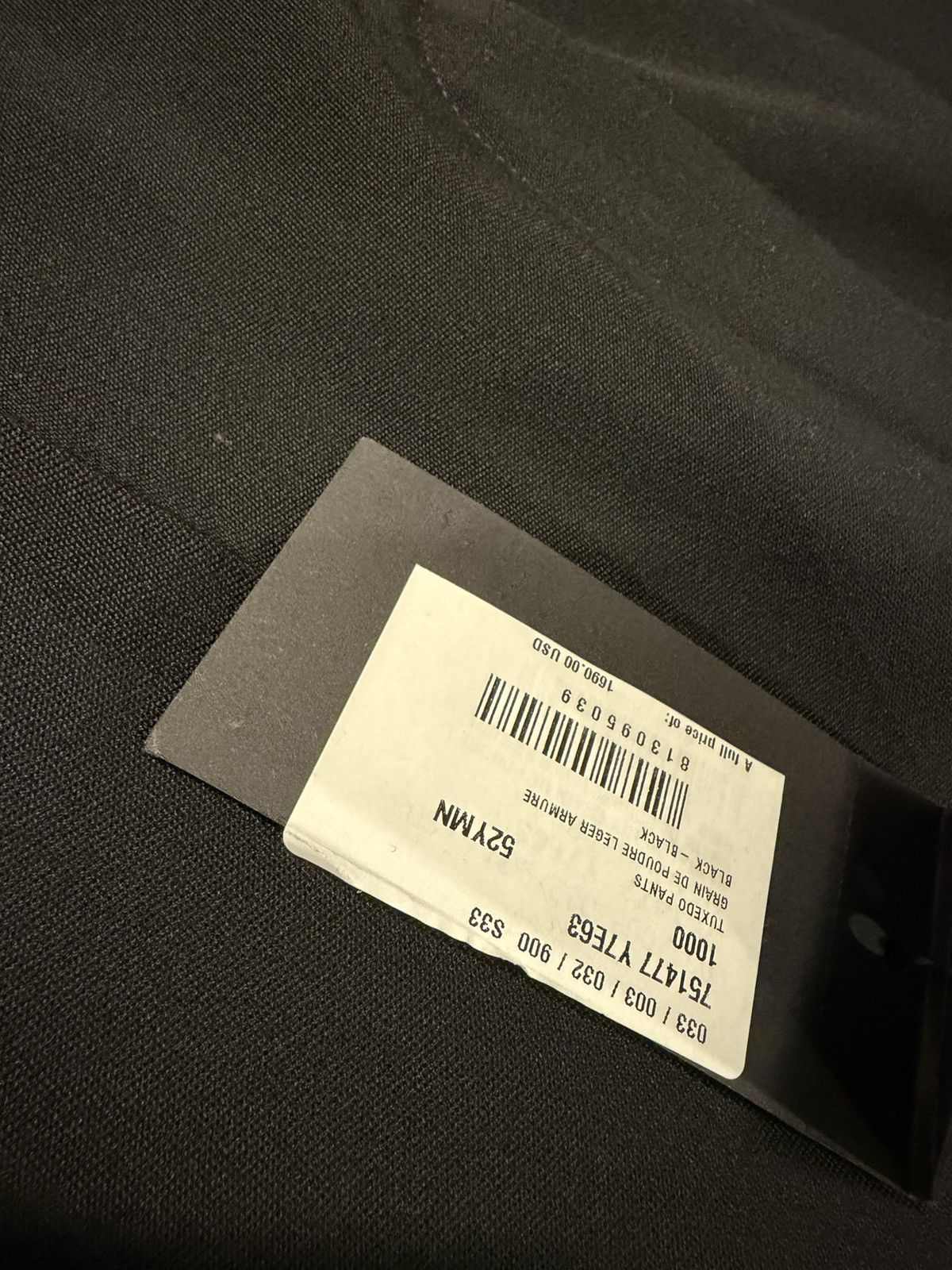 Saint Laurent Paris Saint laurent mens 2023 tuxedo dress pants. 52/36. $1950 Size US 36 / EU 52 - 3 Thumbnail