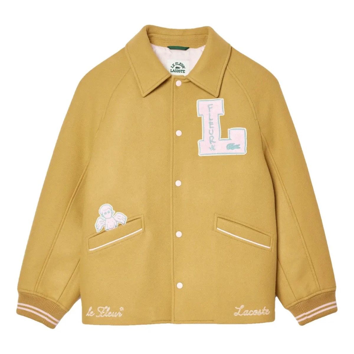 Golf le Fleur × Lacoste Varsity Jacket Size US XL / EU 56 / 4 - 7 Thumbnail