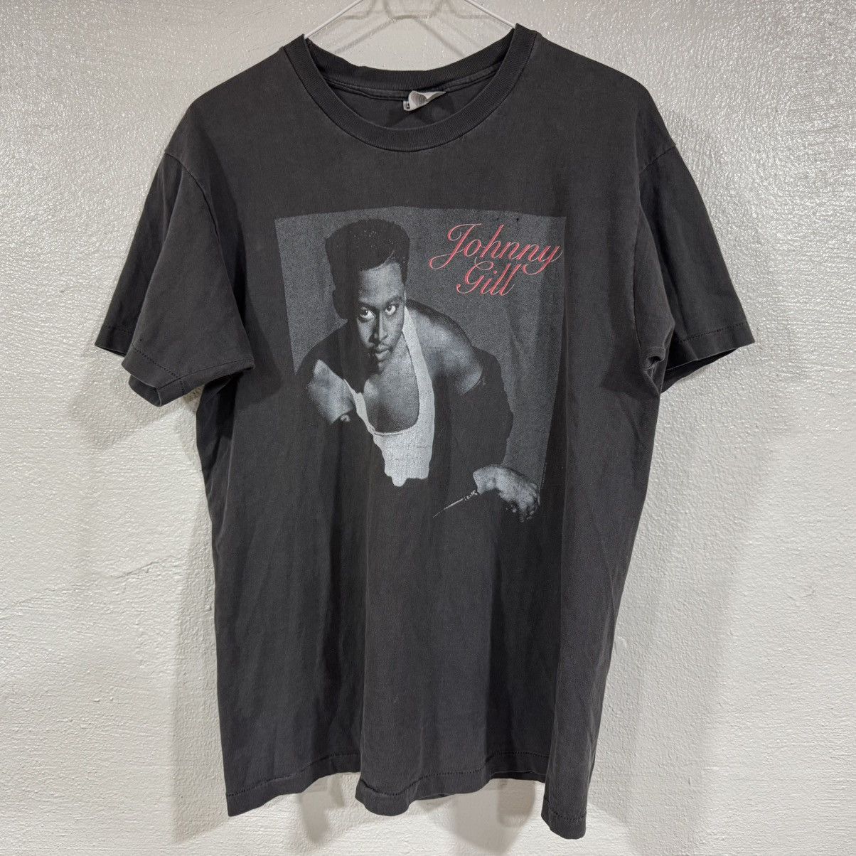 Hanes Vintage Johnny Gill Tour Shirt 1990 Size L Made In USA Size US L / EU 52-54 / 3 - 1 Thumbnail