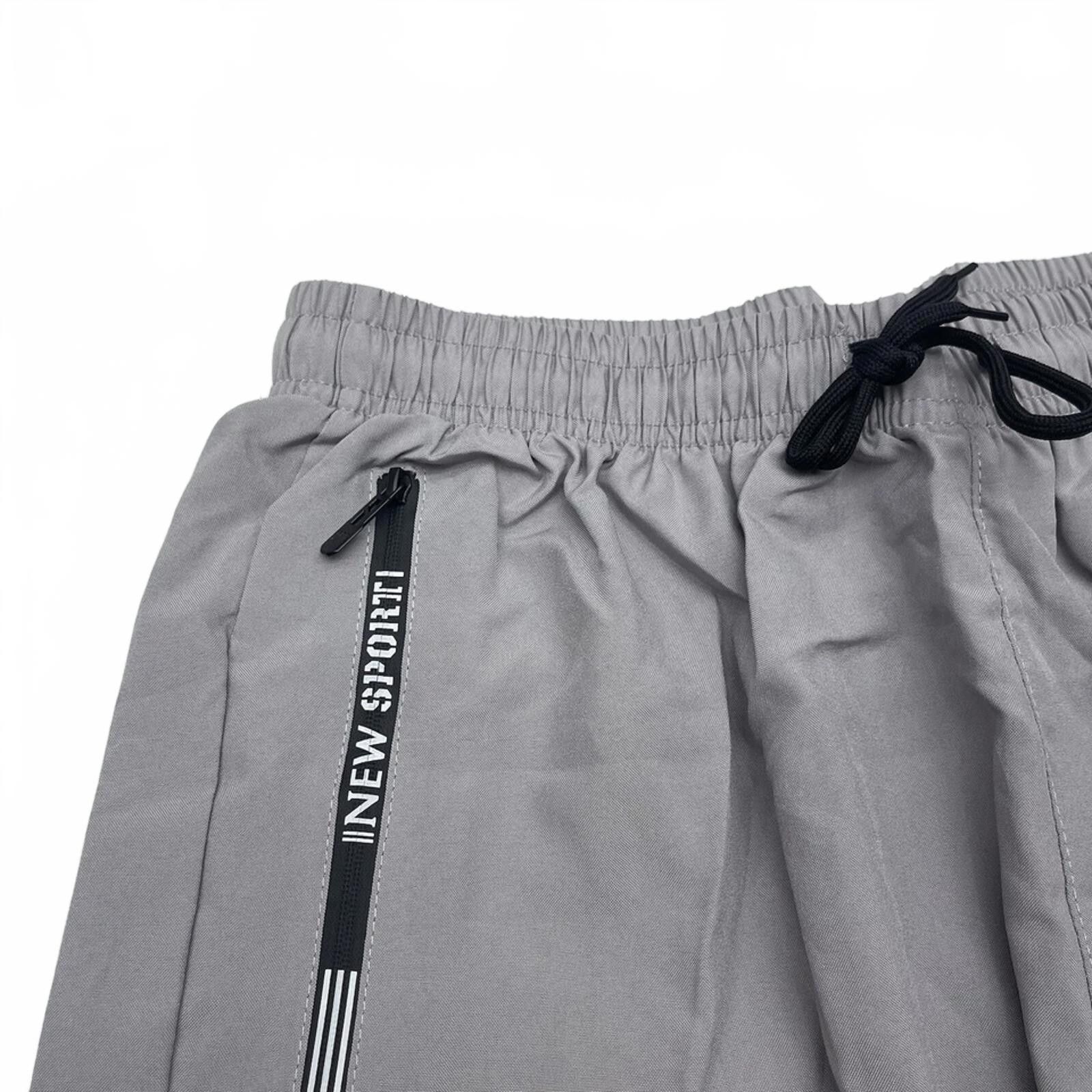 Other Men's New Sport Gray Athletic Drawstring Pants - Comfy & Sle Size US 44 / EU 60 - 2 Thumbnail