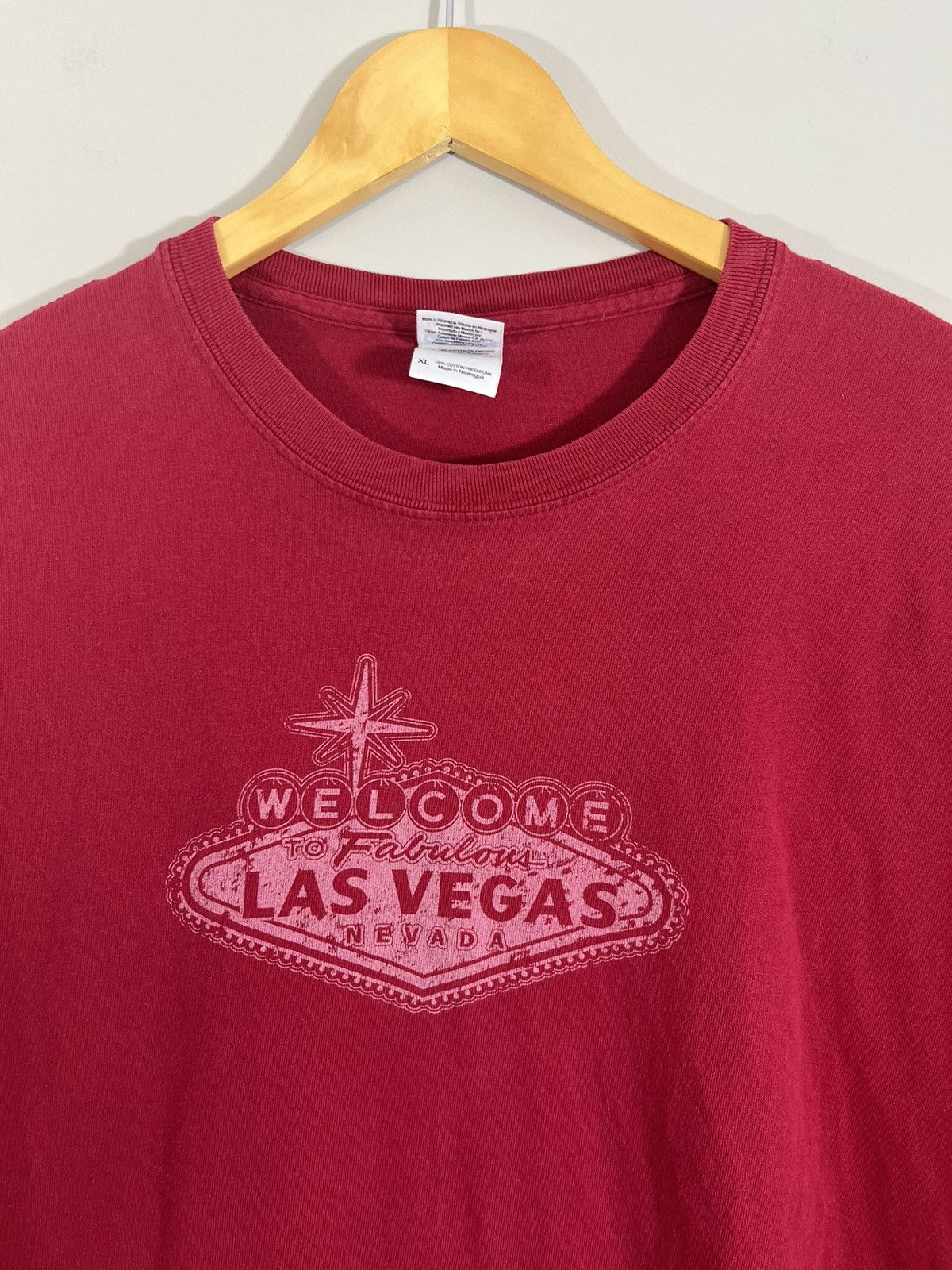Vintage Distressed Welcome To Las Vegas Faded Tee Size US XL / EU 56 / 4 - 1 Thumbnail