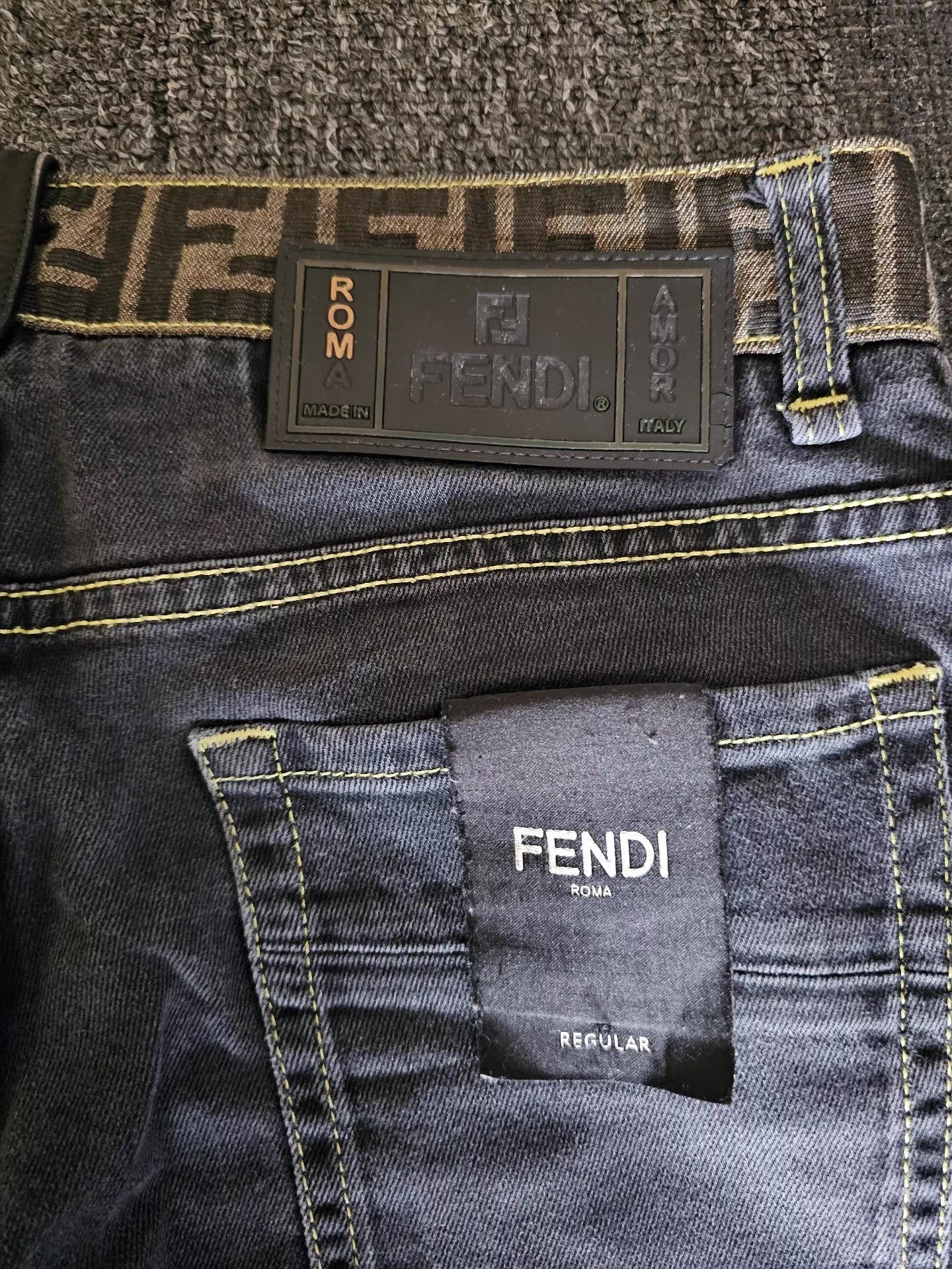 Fendi Fendi FF jeans Size US 32 / EU 48 - 5 Thumbnail