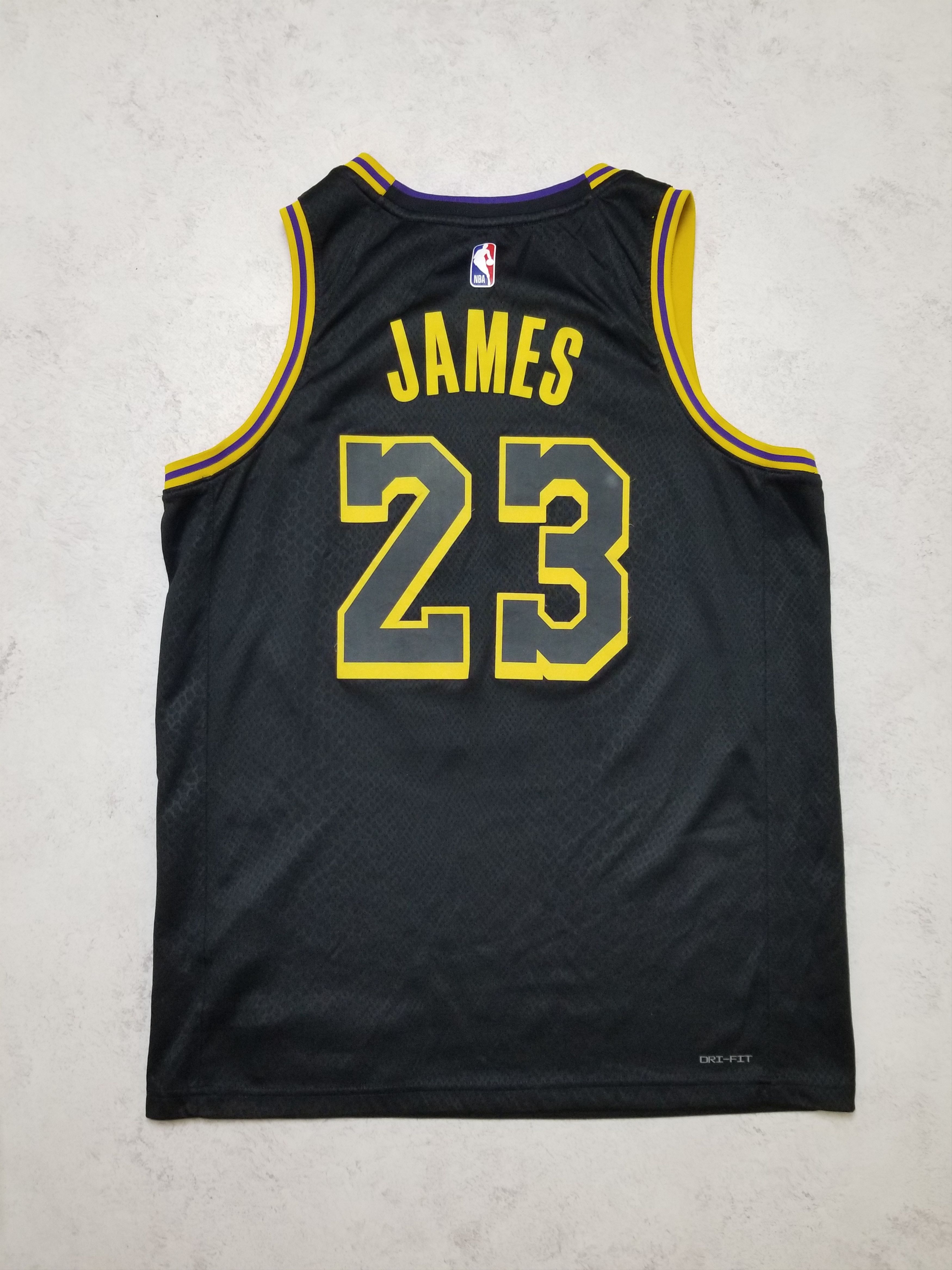 NBA Lebron James #23 Jersey LA Lakers Black Mamba