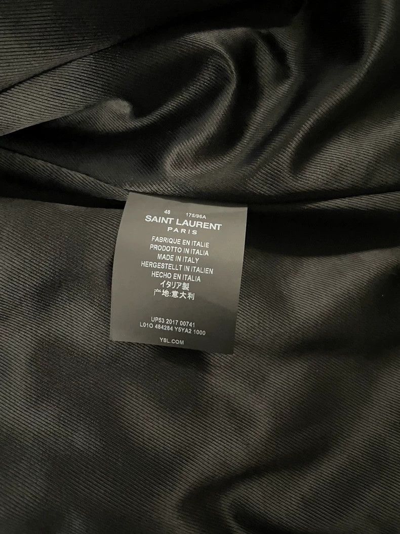 Saint Laurent Paris saint Laurent parisLeather Garment jacket 2503-Nextarrow Size US M / EU 48-50 / 2 - 3 Thumbnail