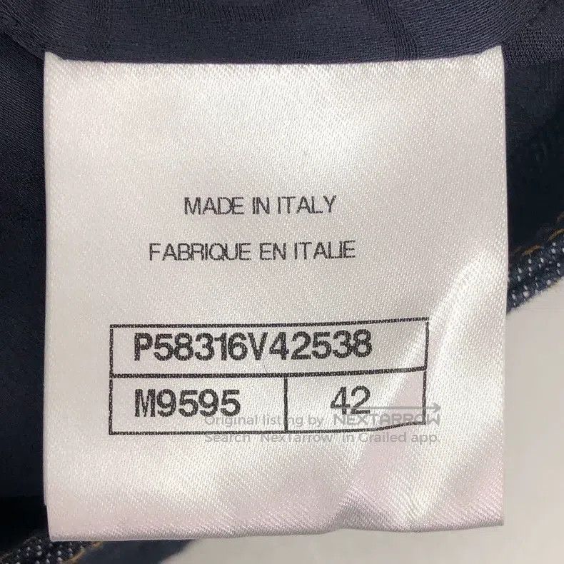 Chanel Chanel 18P blue and black woven denim stitching jacket Size M / US 6-8 / IT 42-44 - 6 Thumbnail