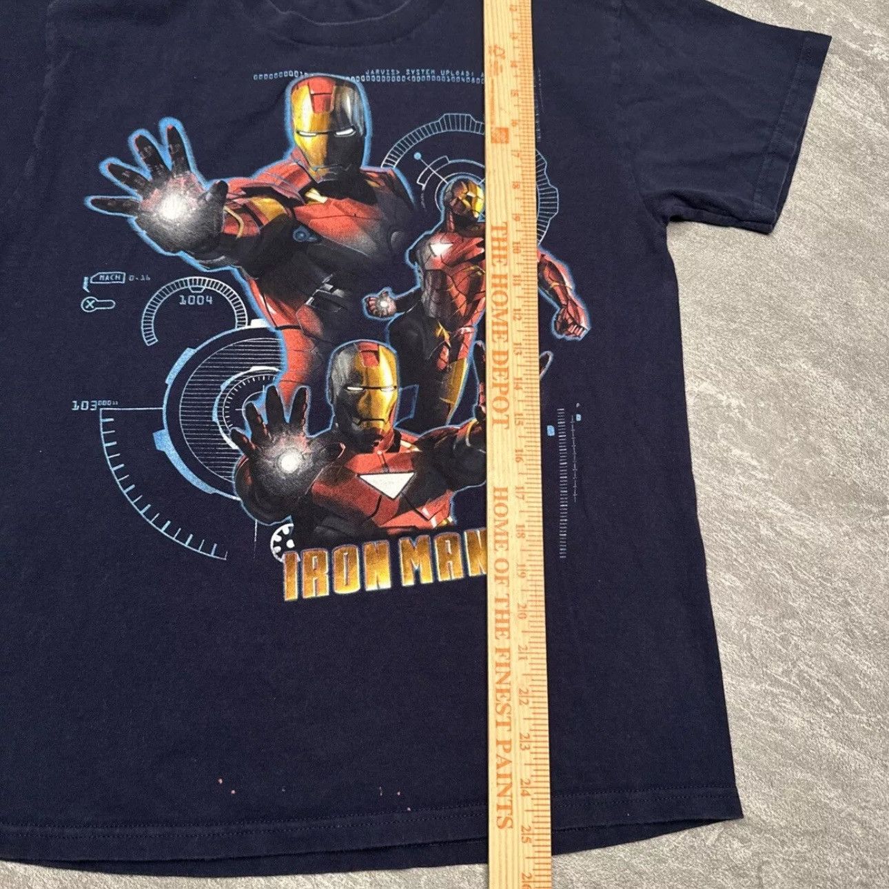 Marvel Comics × Vintage Vintage Iron Man Shirt Mens Black Iron Man 2 Marvel Movie Size US M / EU 48-50 / 2 - 5 Thumbnail
