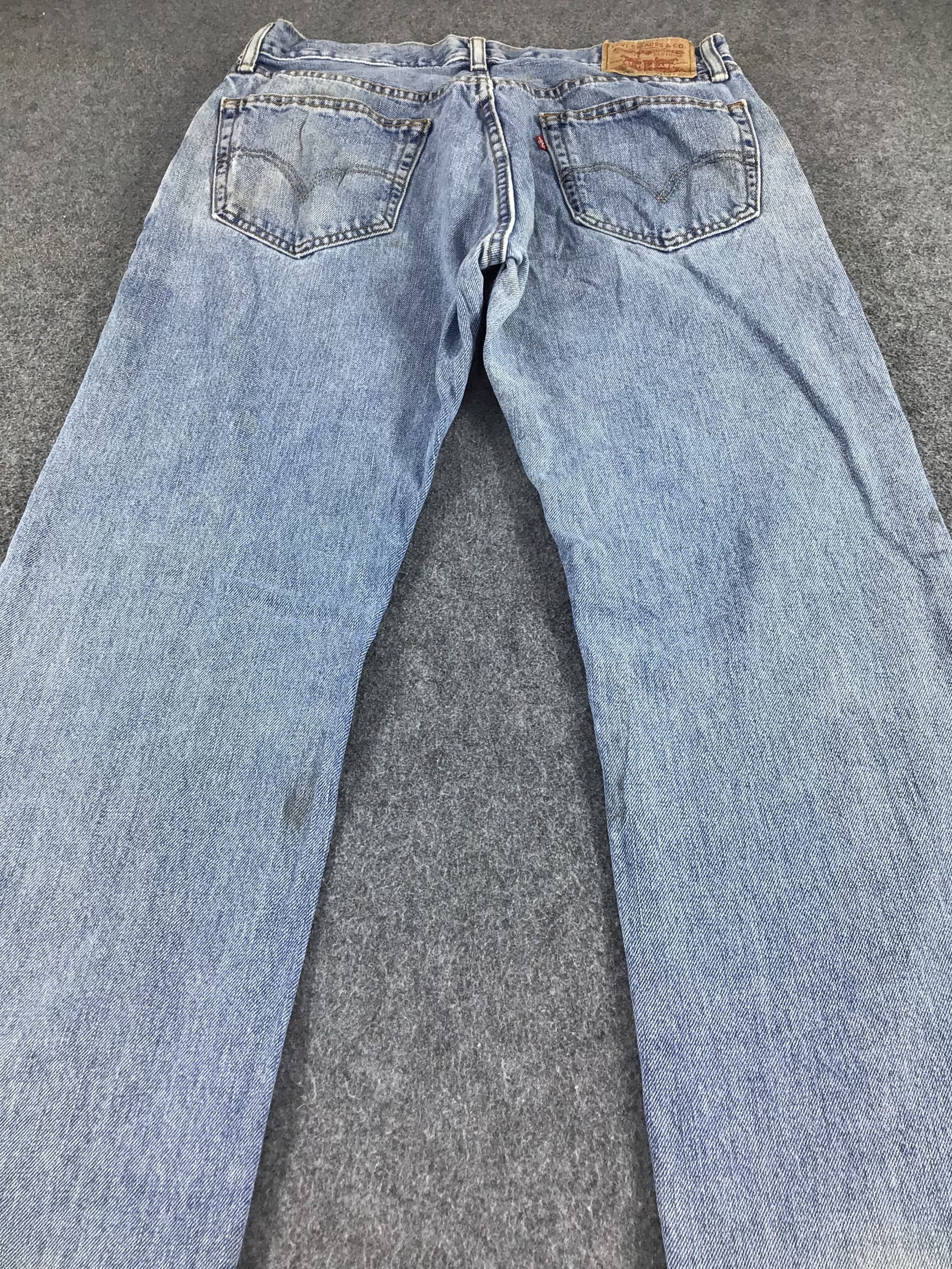 Levi's Vintage Levis 505 Jeans Dirty Faded Blue -J495 Size US 33 - 4 Thumbnail