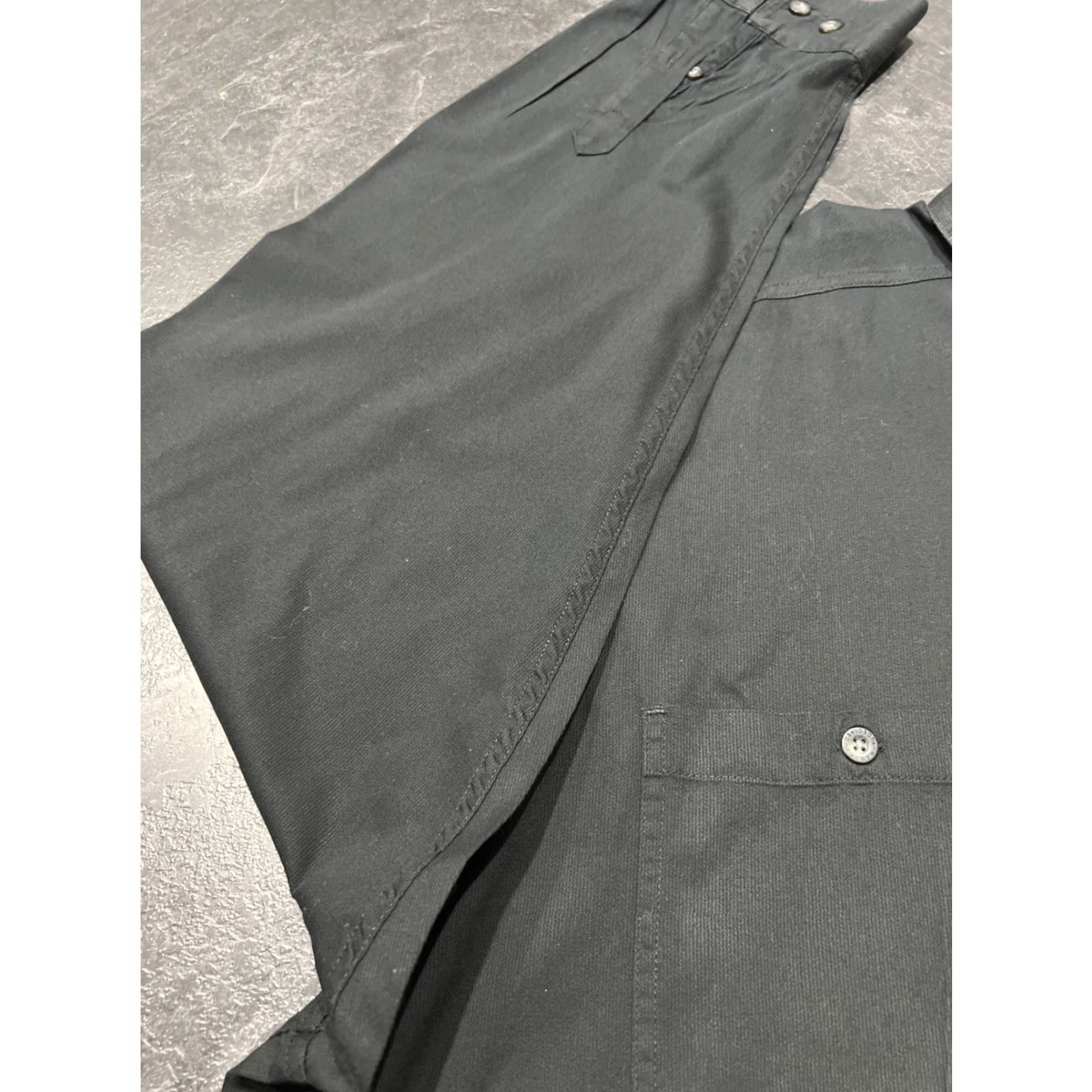 Harley Davidson Harley-Davidson Black Long Sleeve Button-Down Shirt 3XLT Men Big & Tall Collared Pockets Logo Split Tailored Casual Workwear Size US XXL / EU 58 / 5 - 6 Thumbnail