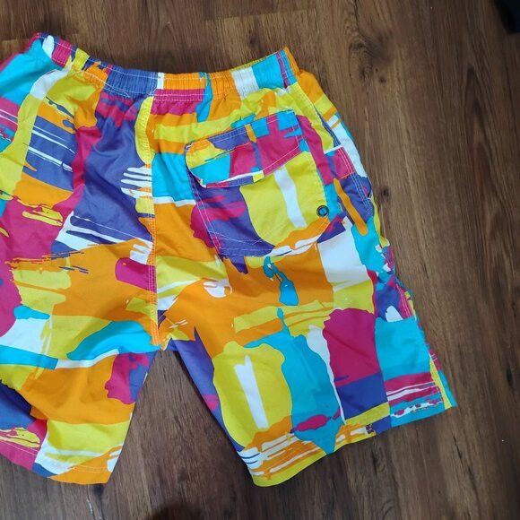 Other Vintage Better Name Paint Stroke Rainbow Shorts Size US 32 / EU 48 - 6 Thumbnail