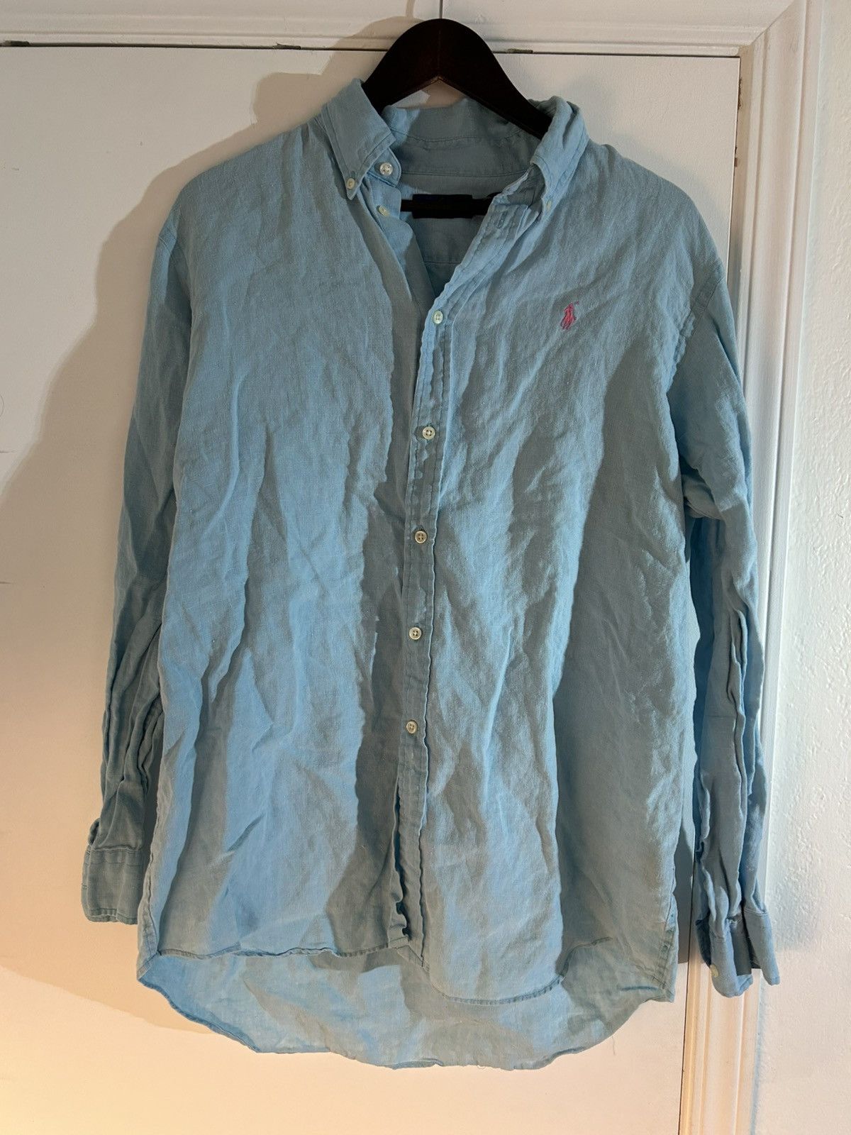 Polo Ralph Lauren RL linen long sleeve Size US XL / EU 56 / 4 - 1 Thumbnail
