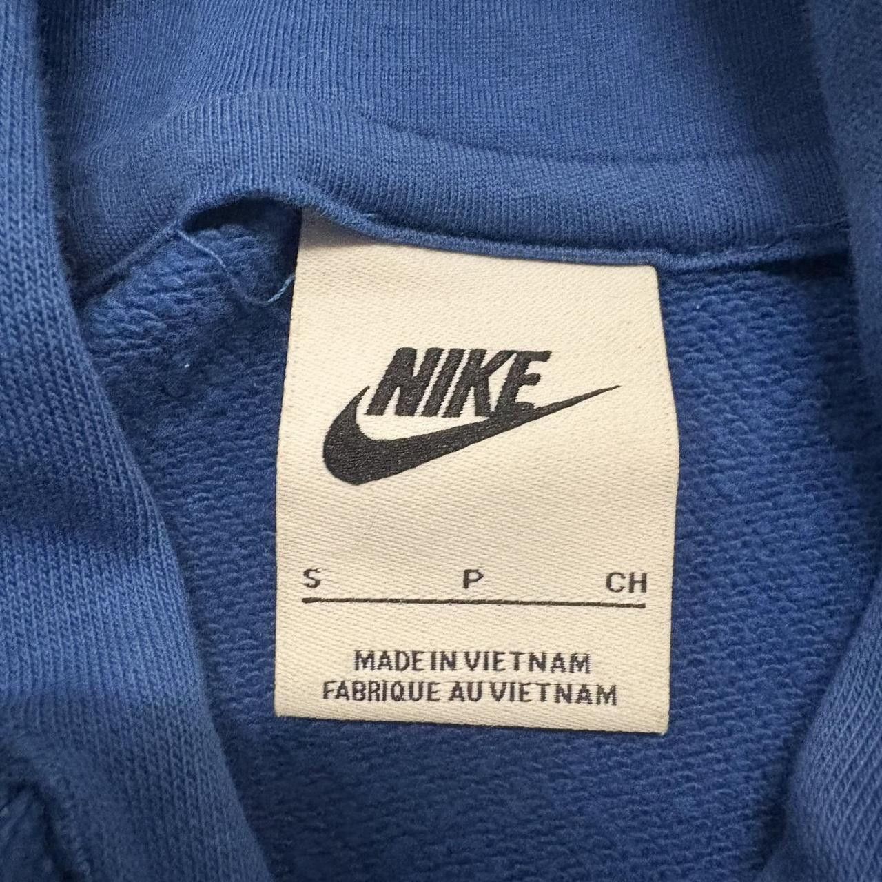 Nike Crazy Vintage Y2K/2000s Nike Blue Streetwear Hoodie! Size US S / EU 44-46 / 1 - 4 Thumbnail