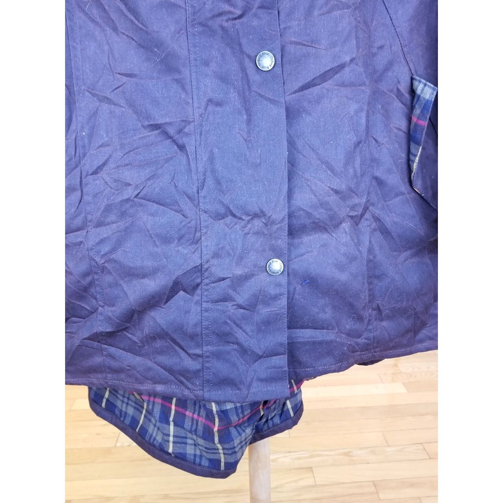 Vintage NWT OXFORD BLUE OIL WAXED HUNTING JACKET WOMEN'S XL 16 Size XL / US 12-14 / IT 48-50 - 4 Thumbnail