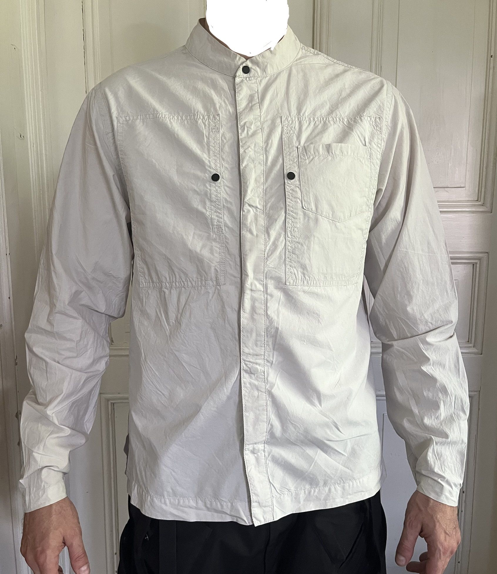 image of Vollebak Off Grid Shirt in White, Men's (Size XL)