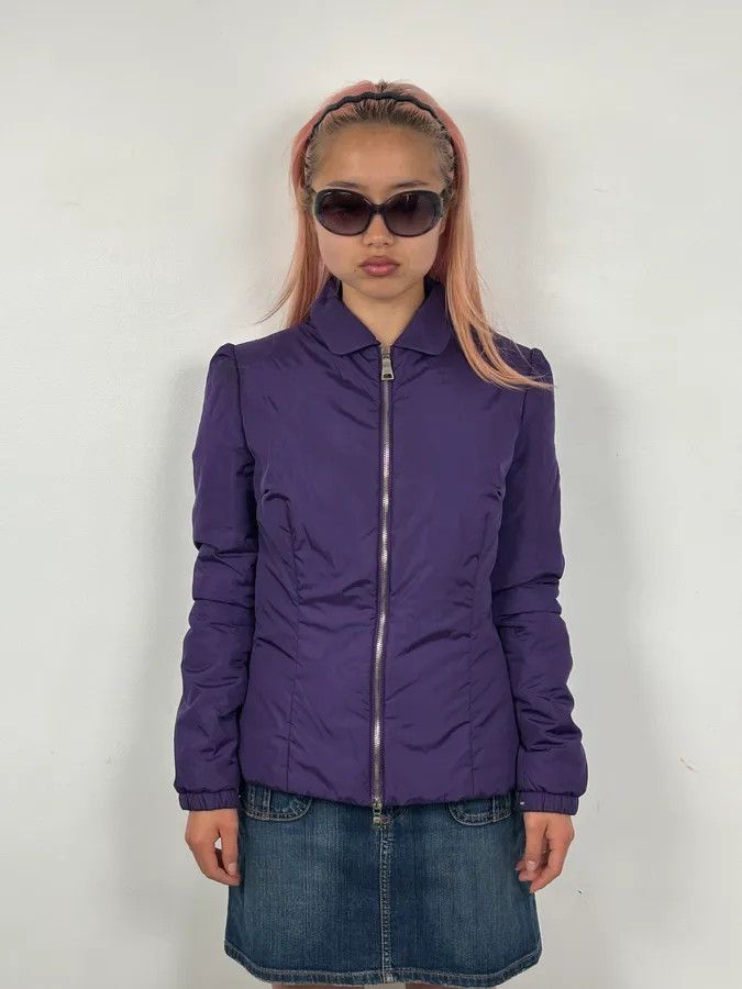Prada AW2008 Prada Purple Nylon Light Jacket Size S / US 4 / IT 40 - 2 Thumbnail