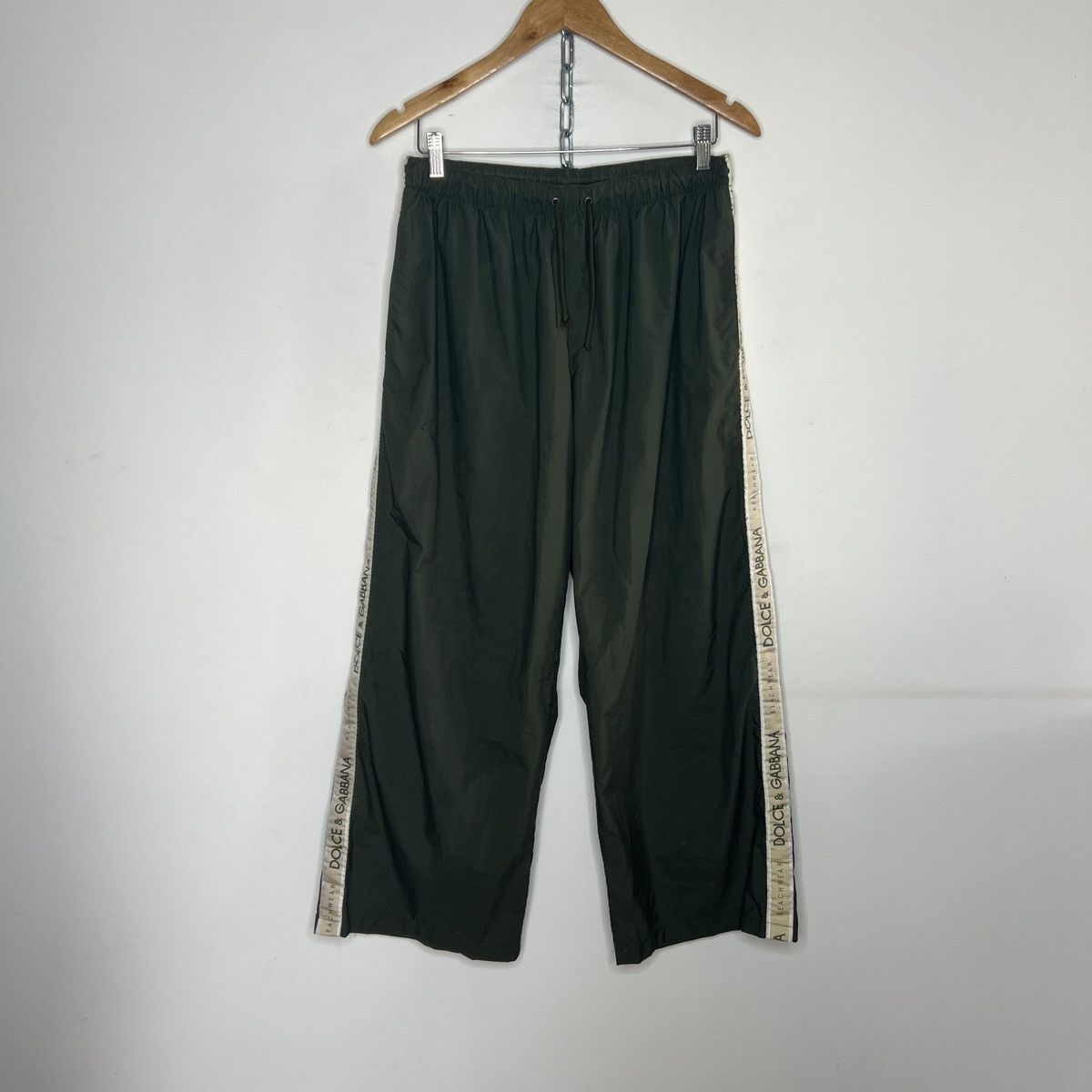 Dolce & Gabbana Dolce & Gabanna Khaki Green Parachute Pants. Size 27" / US 4 / IT 40 - 1 Thumbnail