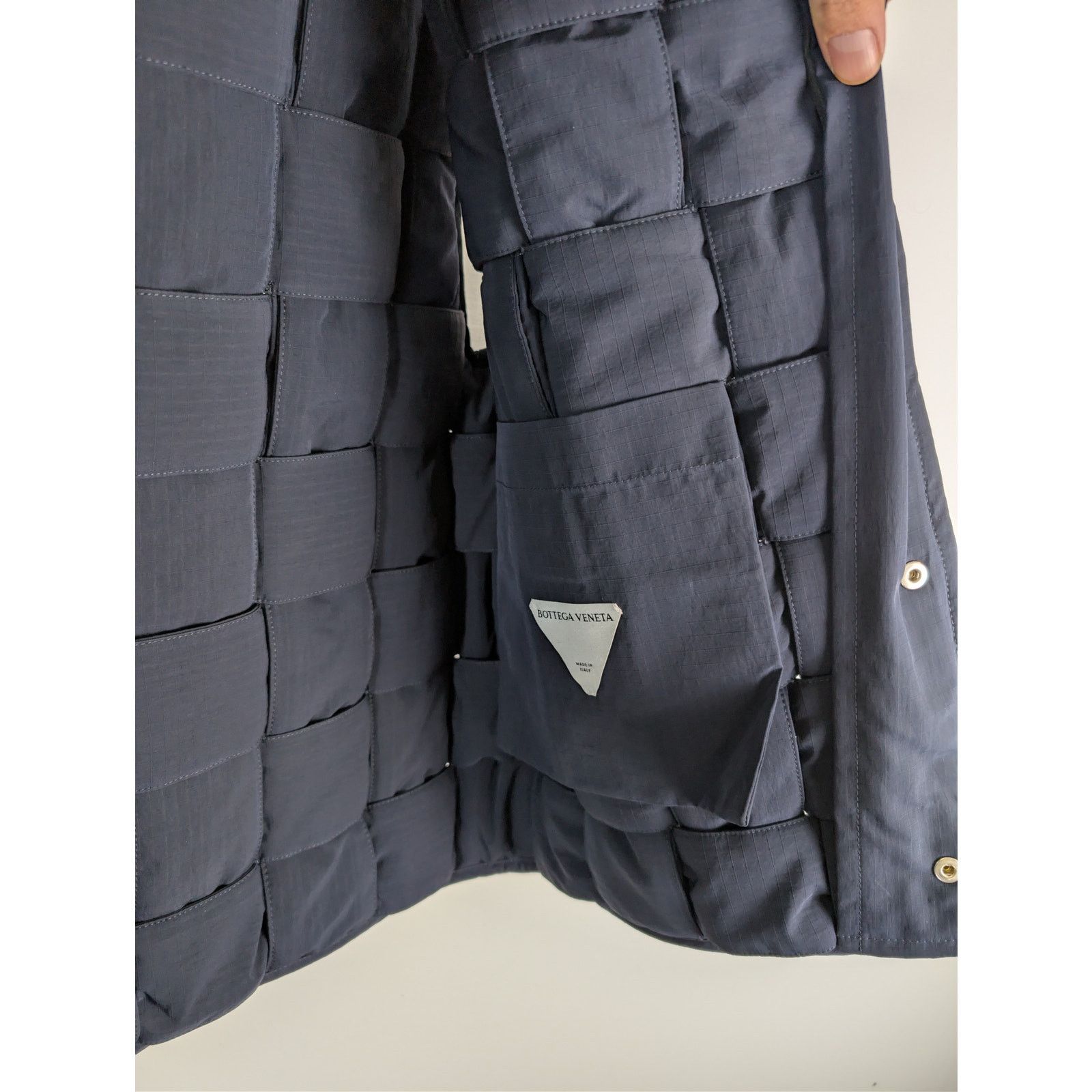 Bottega Veneta o1rshd1 Tech Rip-Stop Nylon Gilet Vest in Blue Size US M / EU 48-50 / 2 - 7 Thumbnail