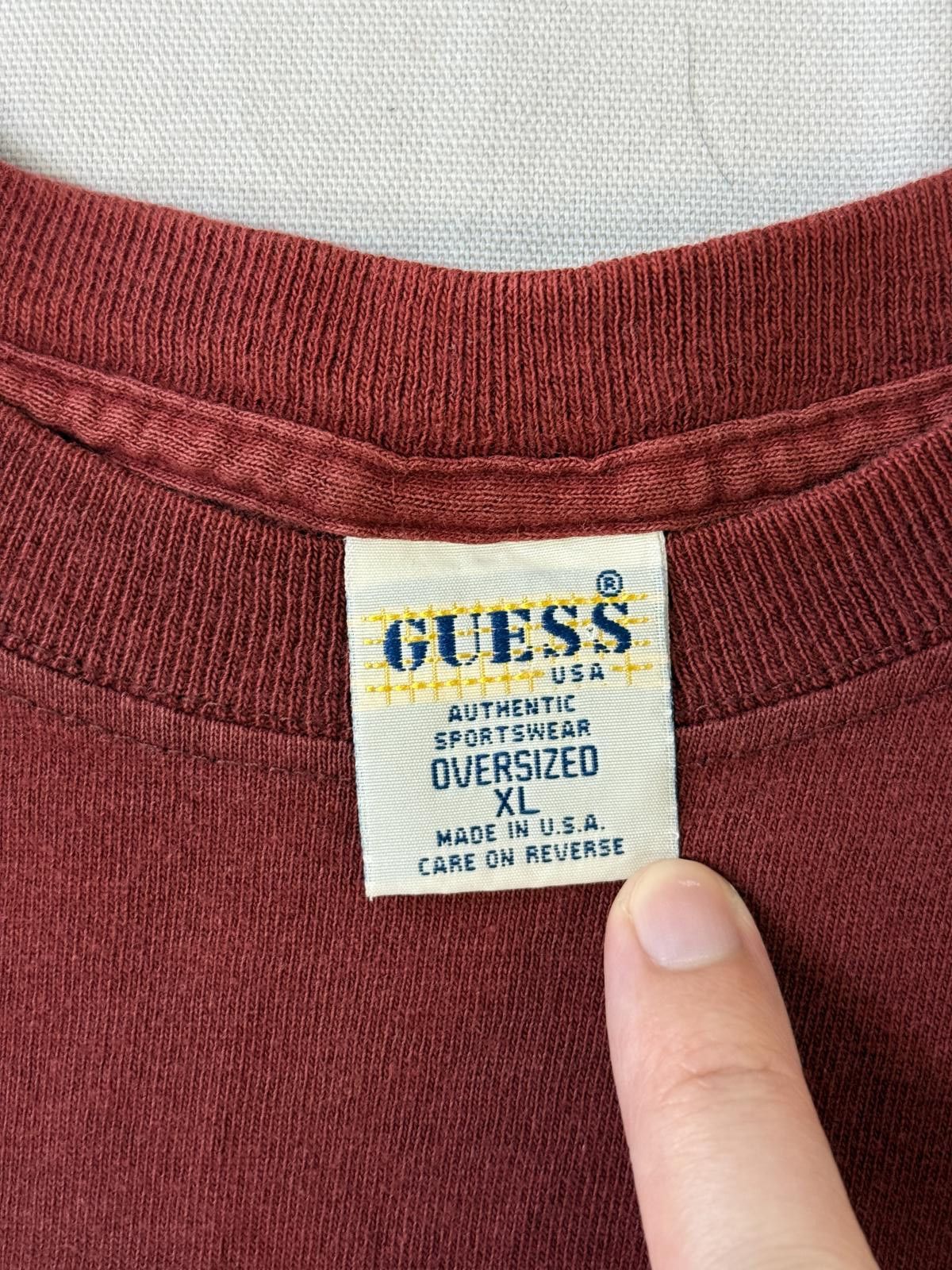 Guess VTG Guess Jeans T-shirt - Boxy Guess Oversized Tee XL Size XL / US 12-14 / IT 48-50 - 2 Thumbnail
