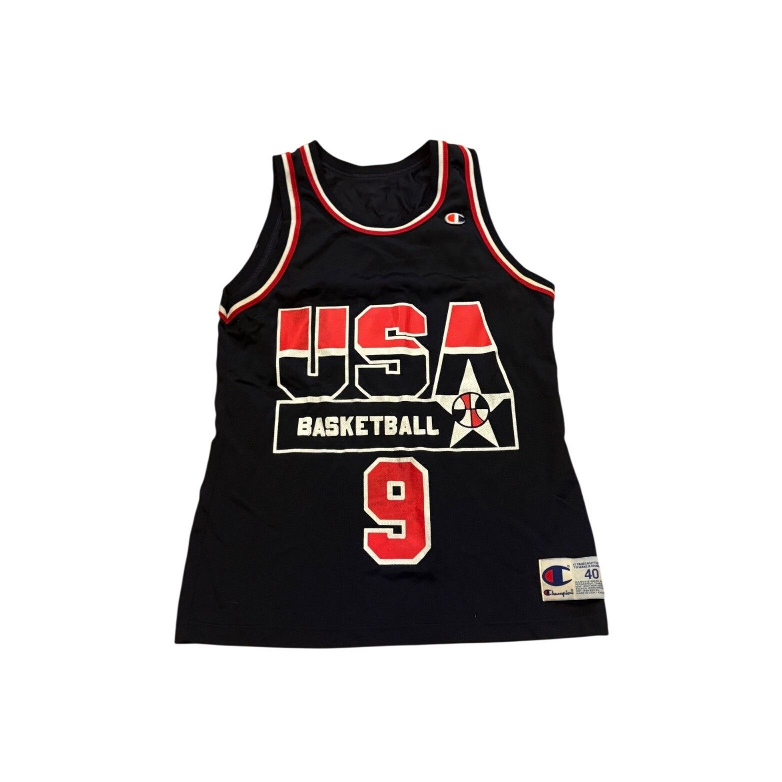 Champion Vintage 1994 USA Basketball Dan Majerle #9 Champion Basketba Size US M / EU 48-50 / 2 - 1 Thumbnail