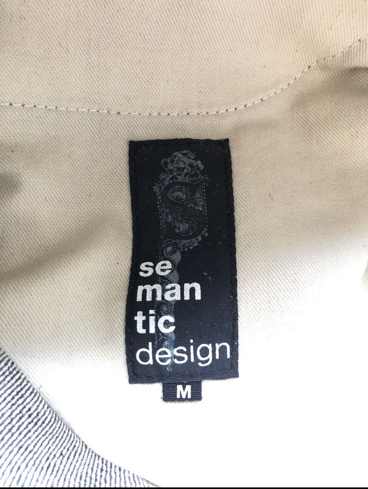 semanticdesign SICK🔥Semantic Design 🇯🇵 Crazy Patchwork Distressed Denjm Size US 32 / EU 48 - 10 Thumbnail