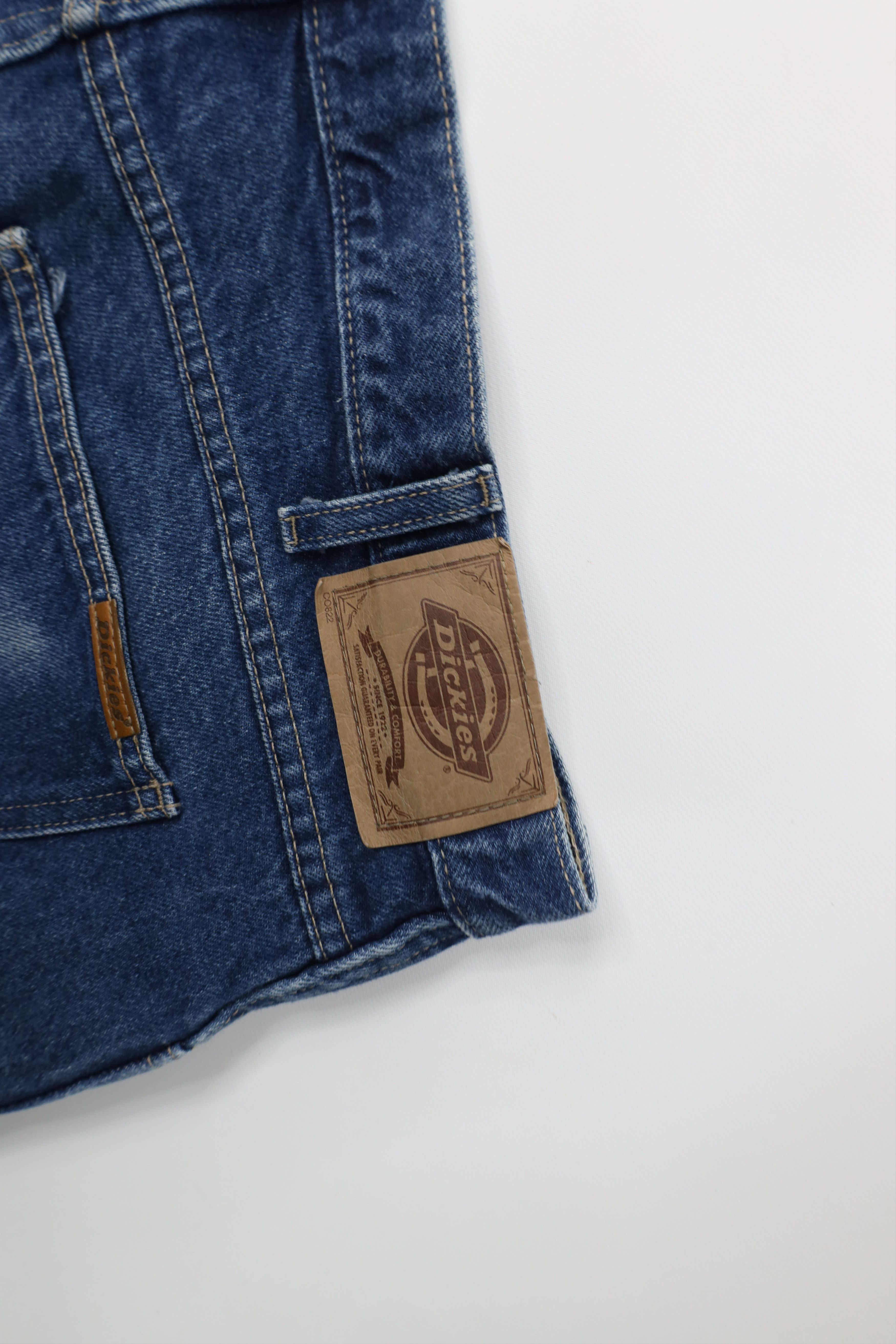 Dickies Vintage 90s Dickies Bootcut Denim Jeans Blue Cotton Workwear Size US 38 / EU 54 - 16 Thumbnail