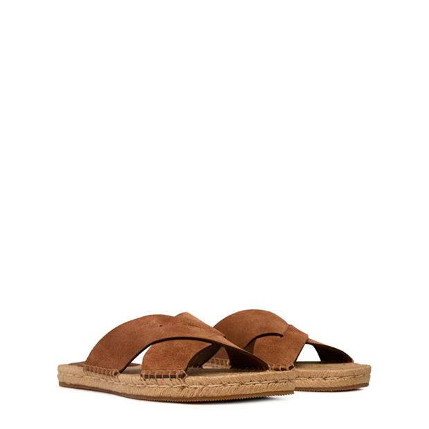 Z Zegna o1g2r1mq0824 Slides in Brown Size US 12 / EU 45 - 3 Thumbnail