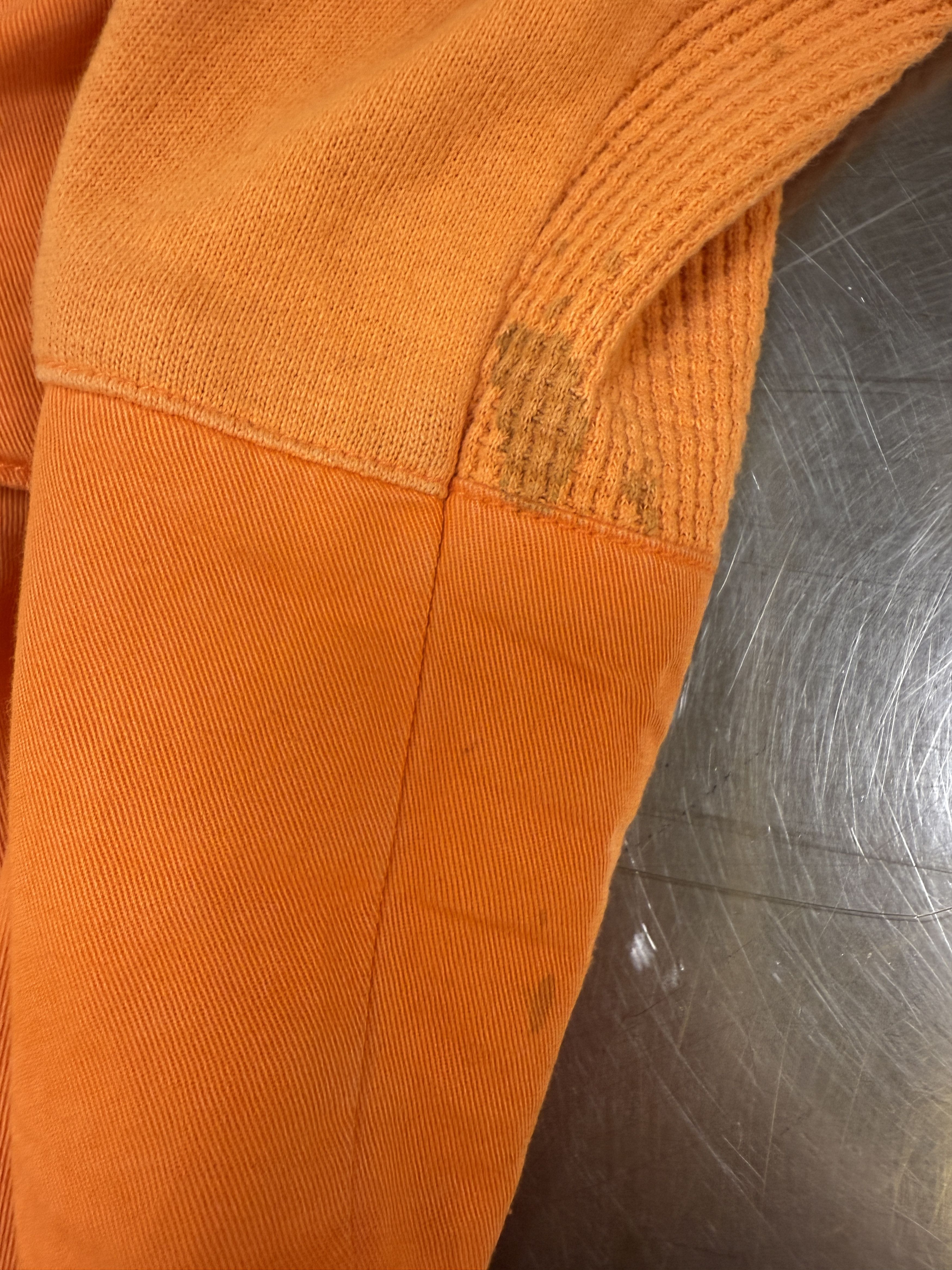 Greg Lauren Greg Lauren Sample Orange Cargo Zip Pants Size US 34 / EU 50 - 10 Thumbnail