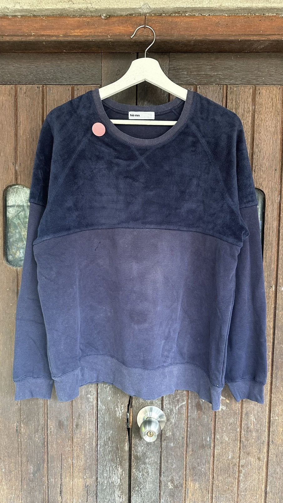 Ne-Net Ne- net fleece cotton coloublock sweat Size US L / EU 52-54 / 3 - 1 Thumbnail
