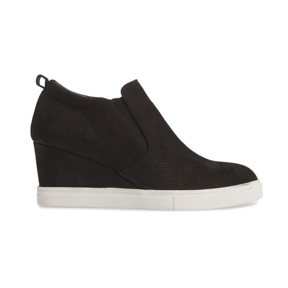 Other Caslon Aiden Wedge Sneakers Perforated Leather Shoes Size US 9.5 / IT 39.5 - 2 Thumbnail