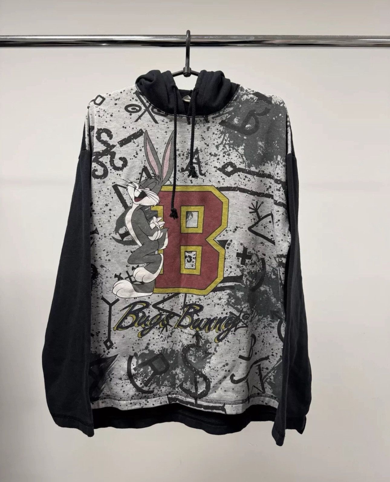 Vintage × Warner Bros VINTAGE WARNER BROS 1996 BUGS BUNNY LOONEY TUNES HOODIE Size US L / EU 52-54 / 3 - 2 Thumbnail