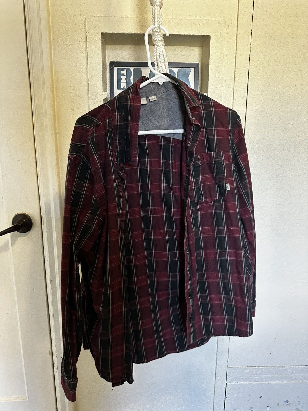 Vans Vans Black/Red Causal Flannel Size US M / EU 48-50 / 2 - 1 Thumbnail