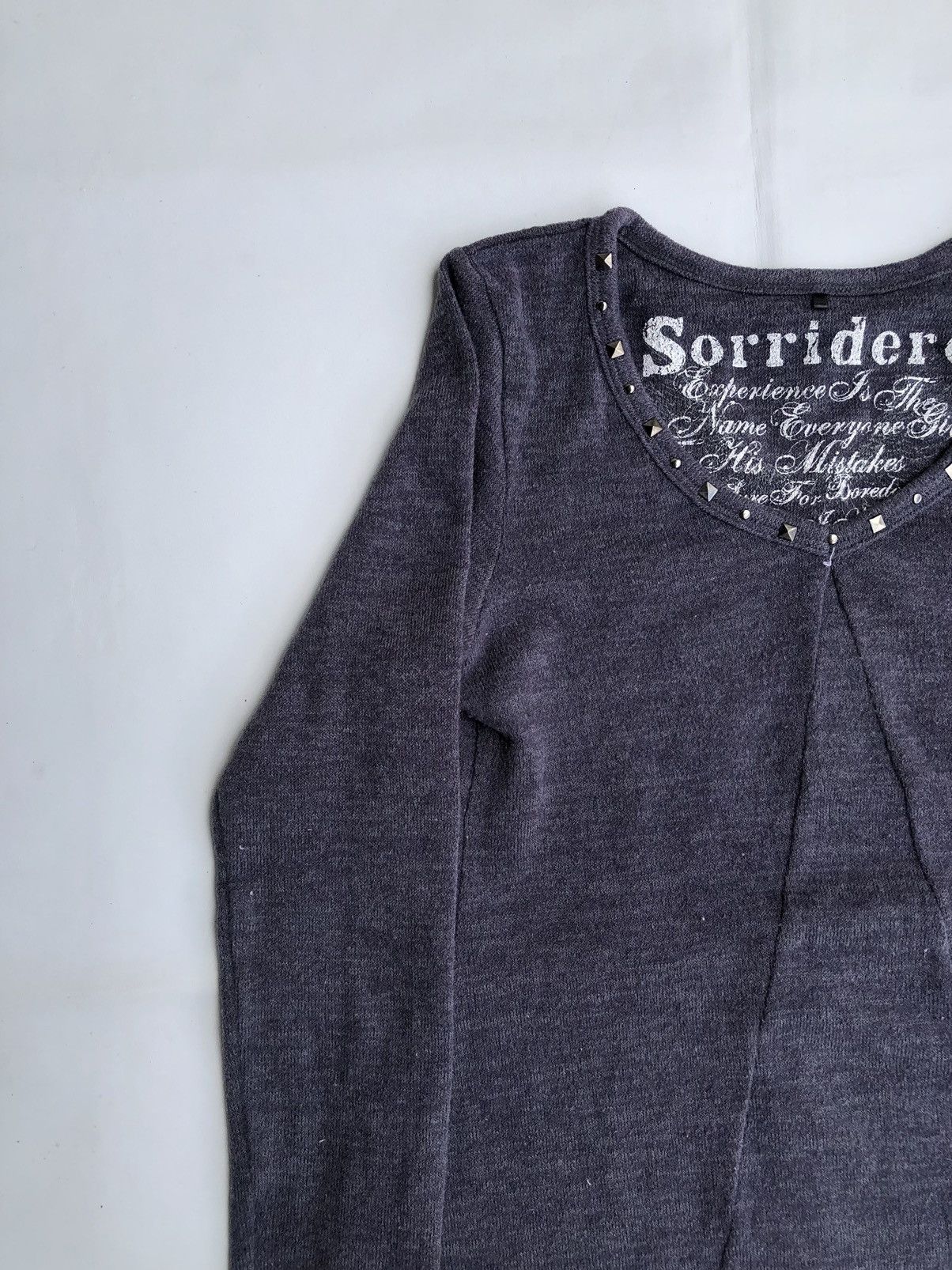 If Six Was Nine Japanese Studded Sorridere LongSleeve Rock Punk Style Size US M / EU 48-50 / 2 - 3 Thumbnail