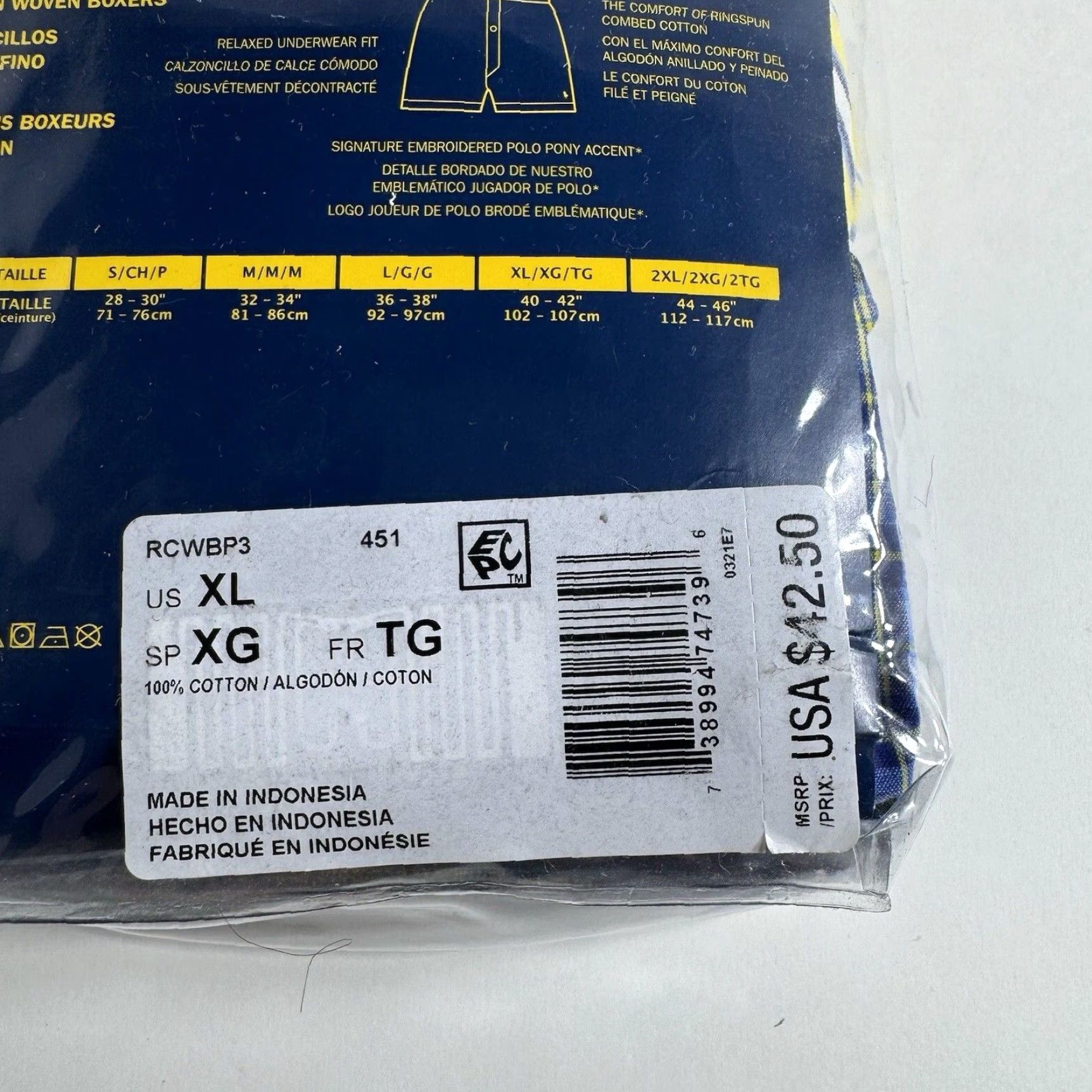 Polo Ralph Lauren Polo Ralph Lauren 3 Pack Classic Fit Woven Boxers Mens XL 100% Cotton Multicolor Solid New sealed Size US XL / EU 56 / 4 - 5 Thumbnail