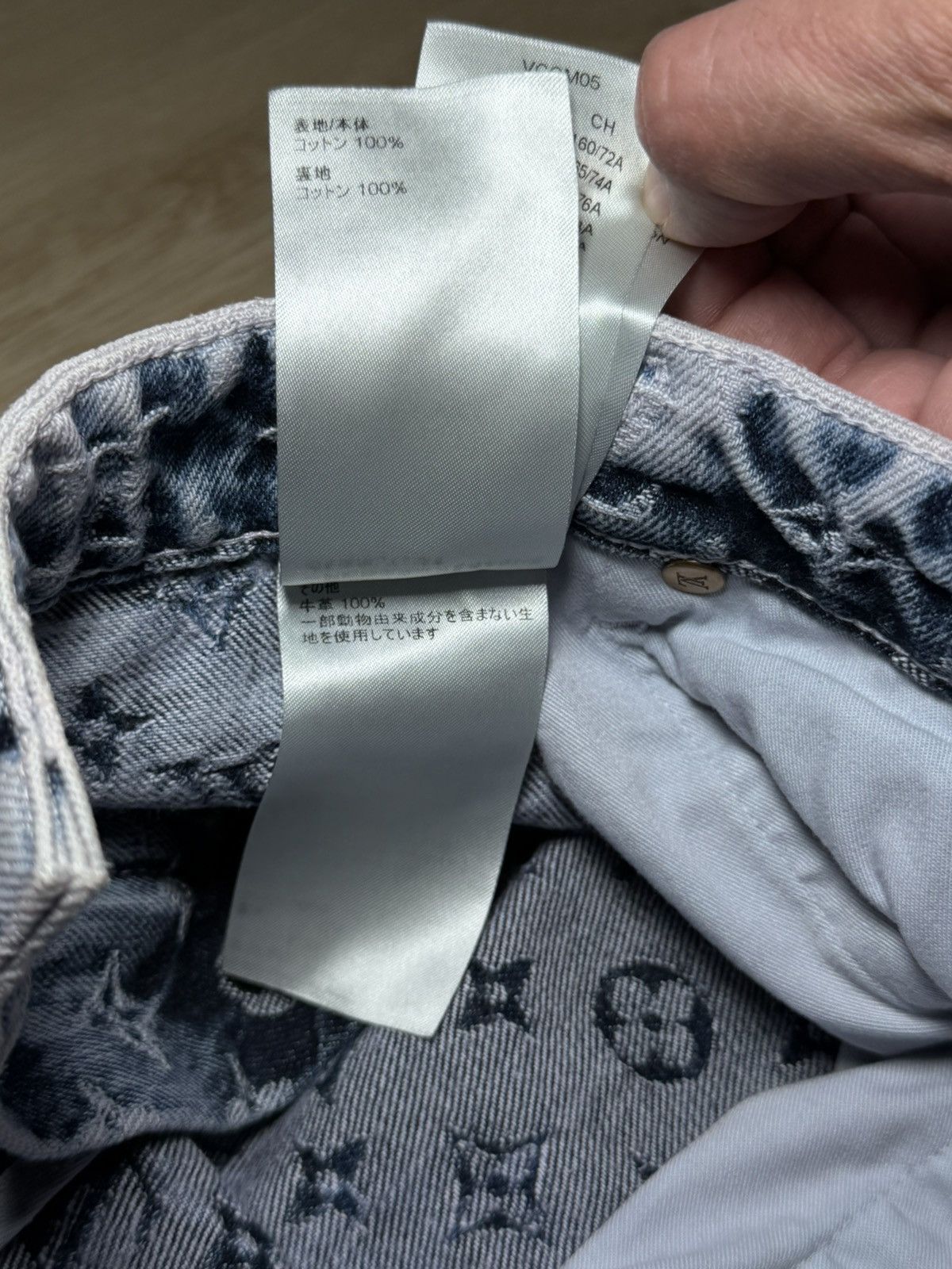 Louis Vuitton Louis Vuitton Purple & Blue Monogram Carpenter Jeans Size US 36 / EU 52 - 10 Thumbnail